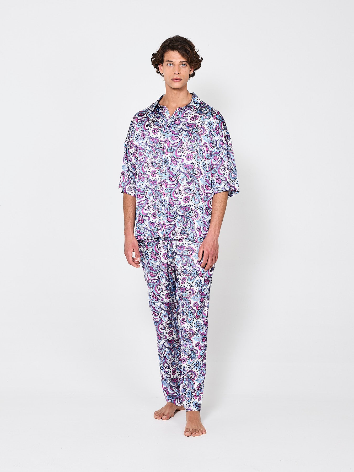 Tropical Intrigue Silk Trousers