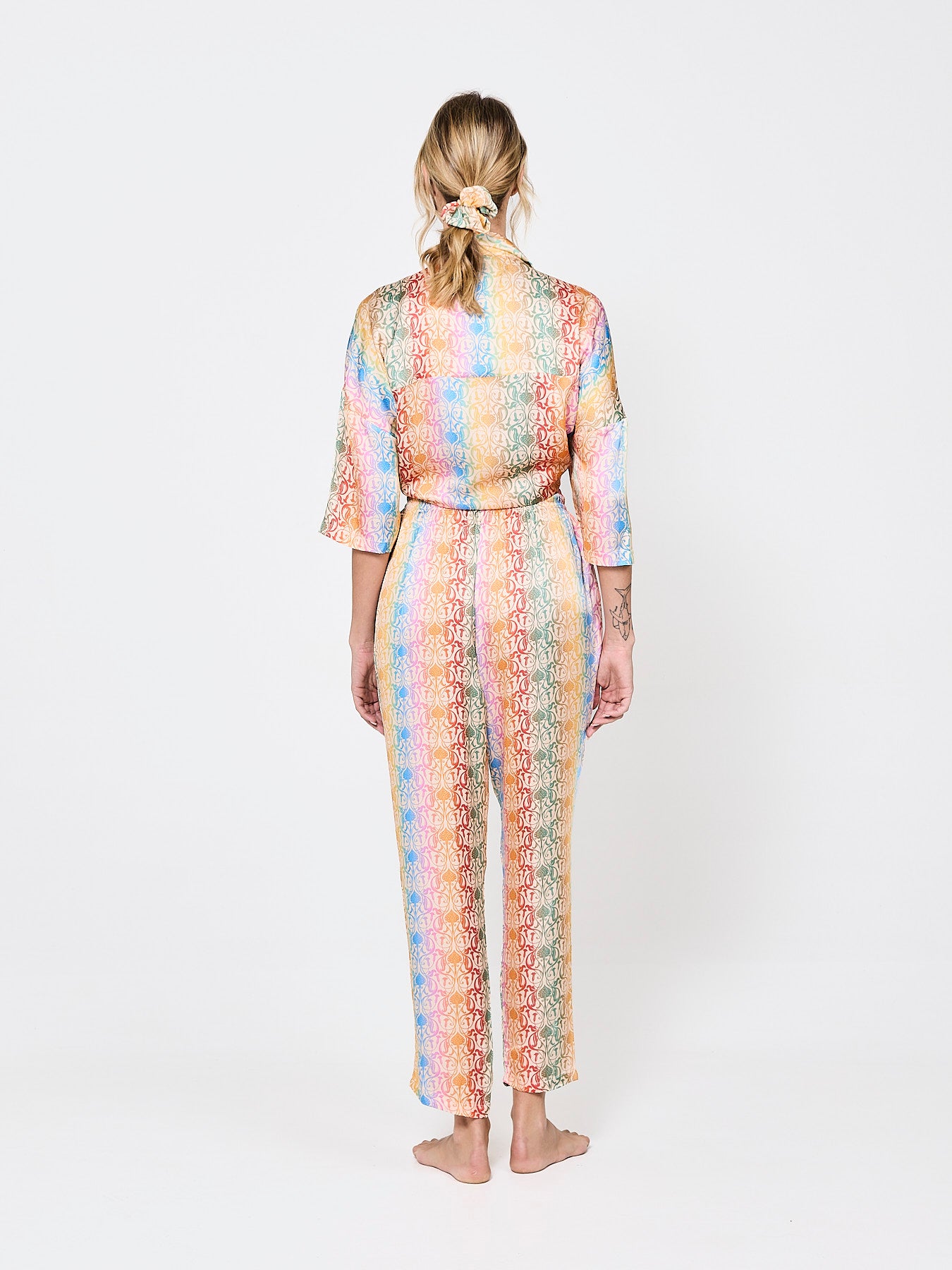 Nice Rainbow Silk Trousers (Woman)