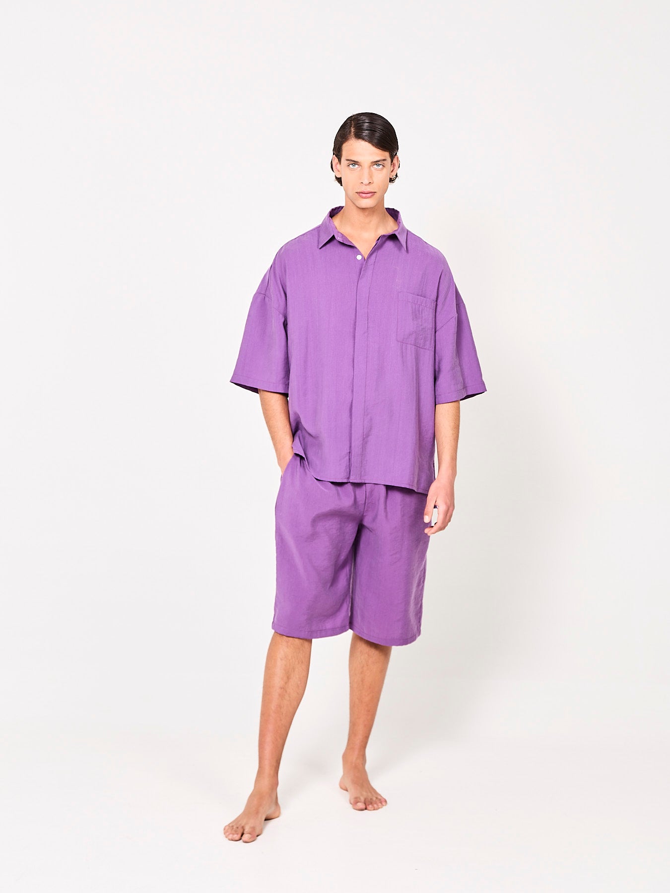 Lyocell Violet Shorts