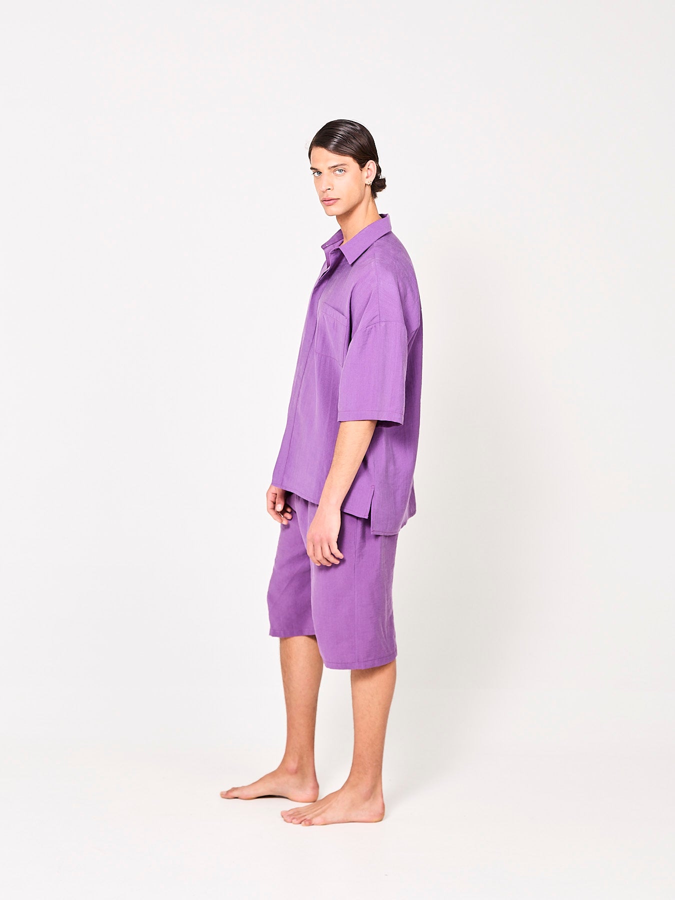 Lyocell Violet Shorts