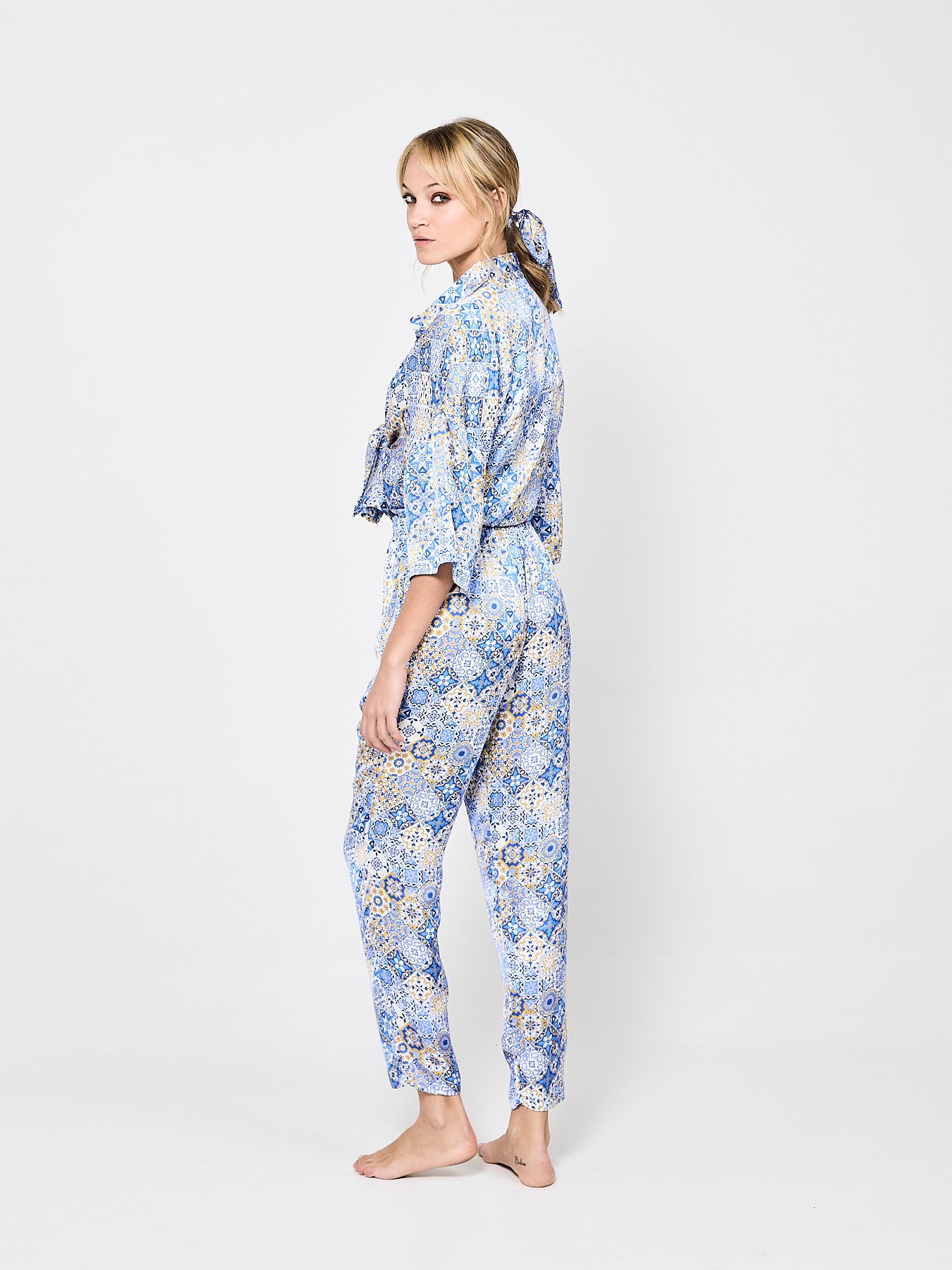 Amalfi Mosaique Silk Full Outfit (Woman)