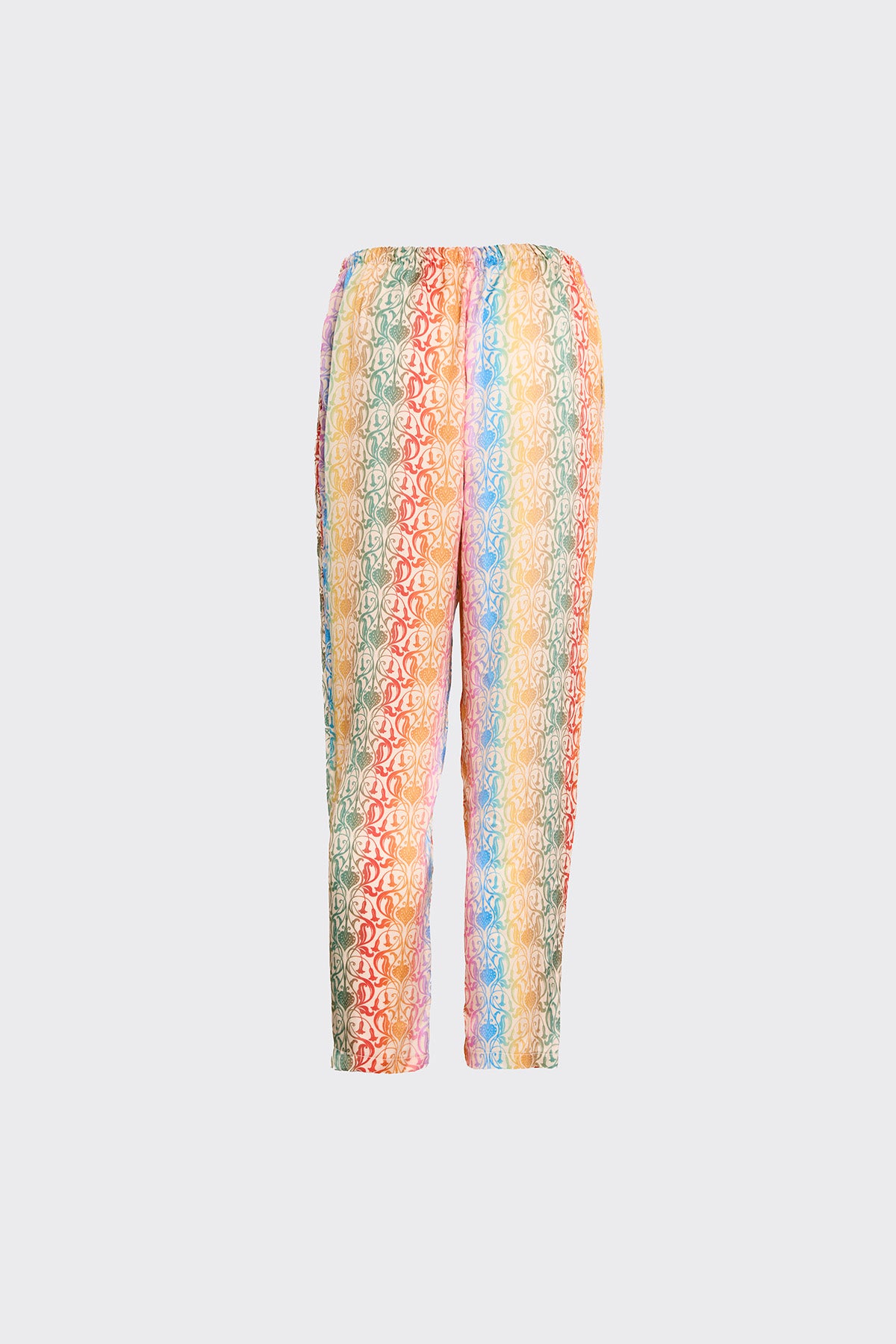 Nice Rainbow Silk Trousers (Woman)