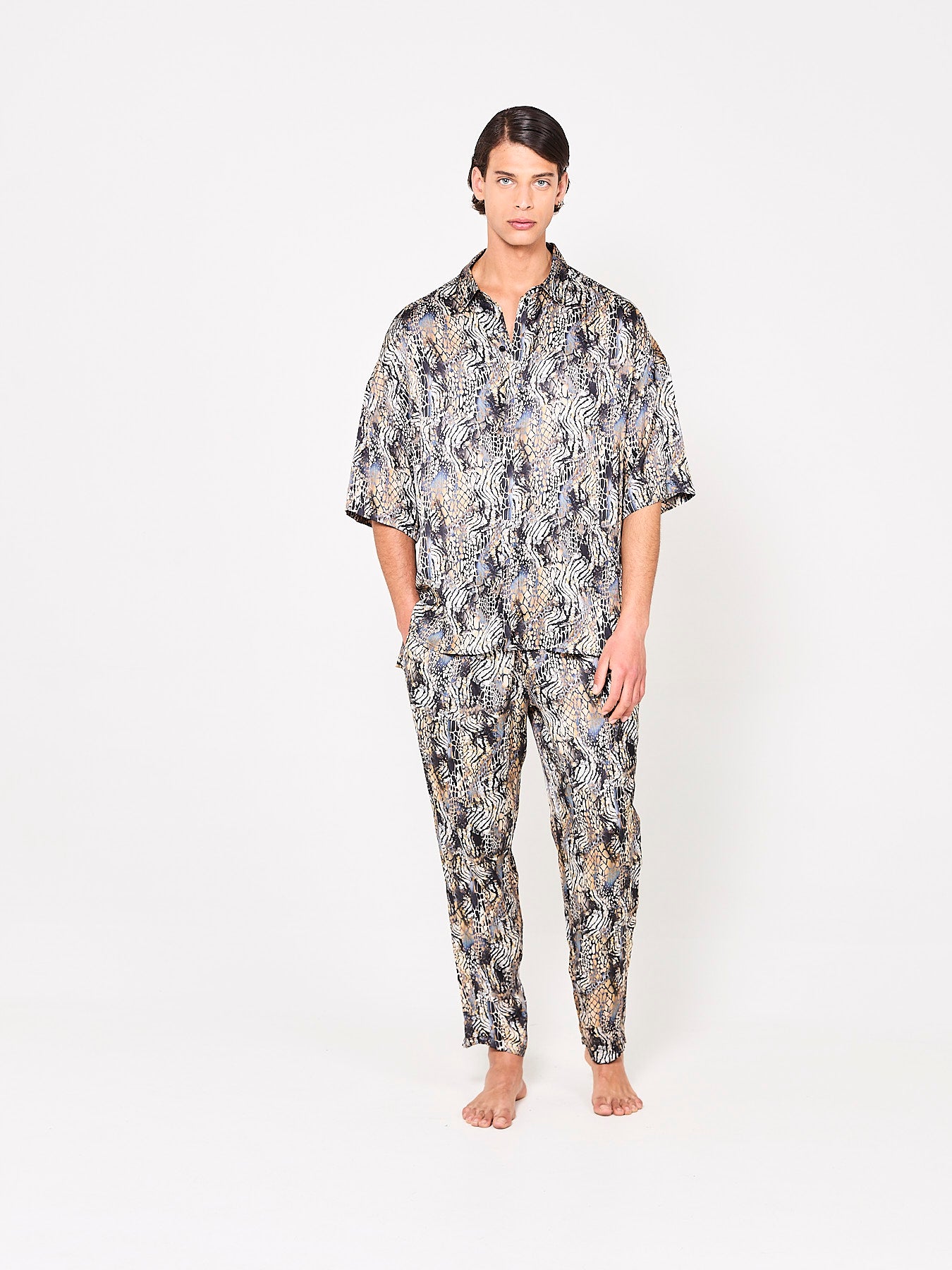 Urban Jungle Silk Shirt (Man)