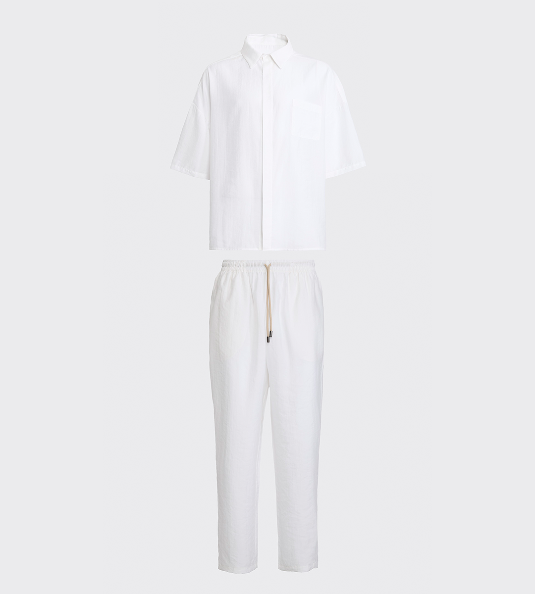 Lyocell White Full Outfit (Man)