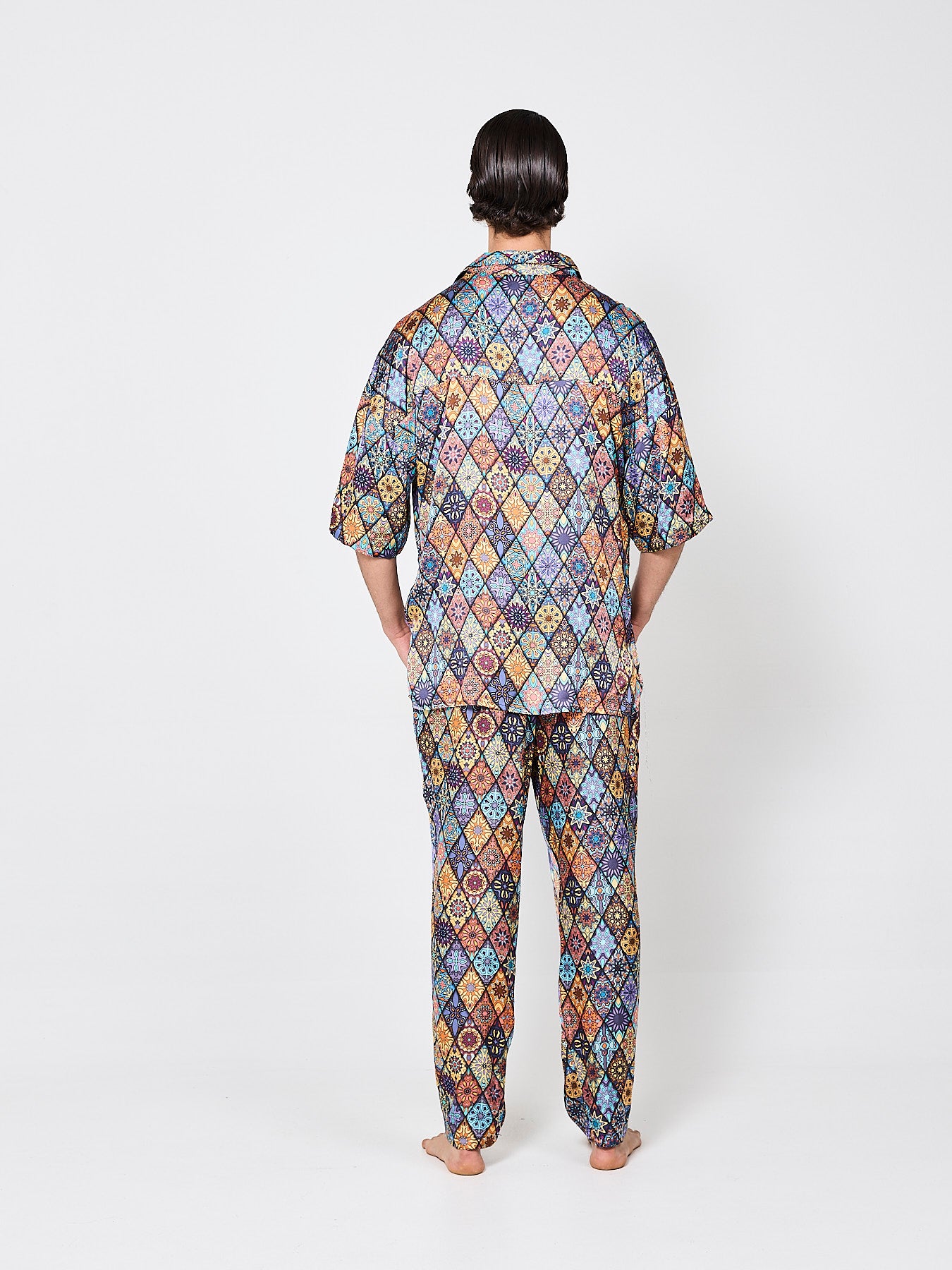 Mosaique Majesty Silk Shirt (Man)