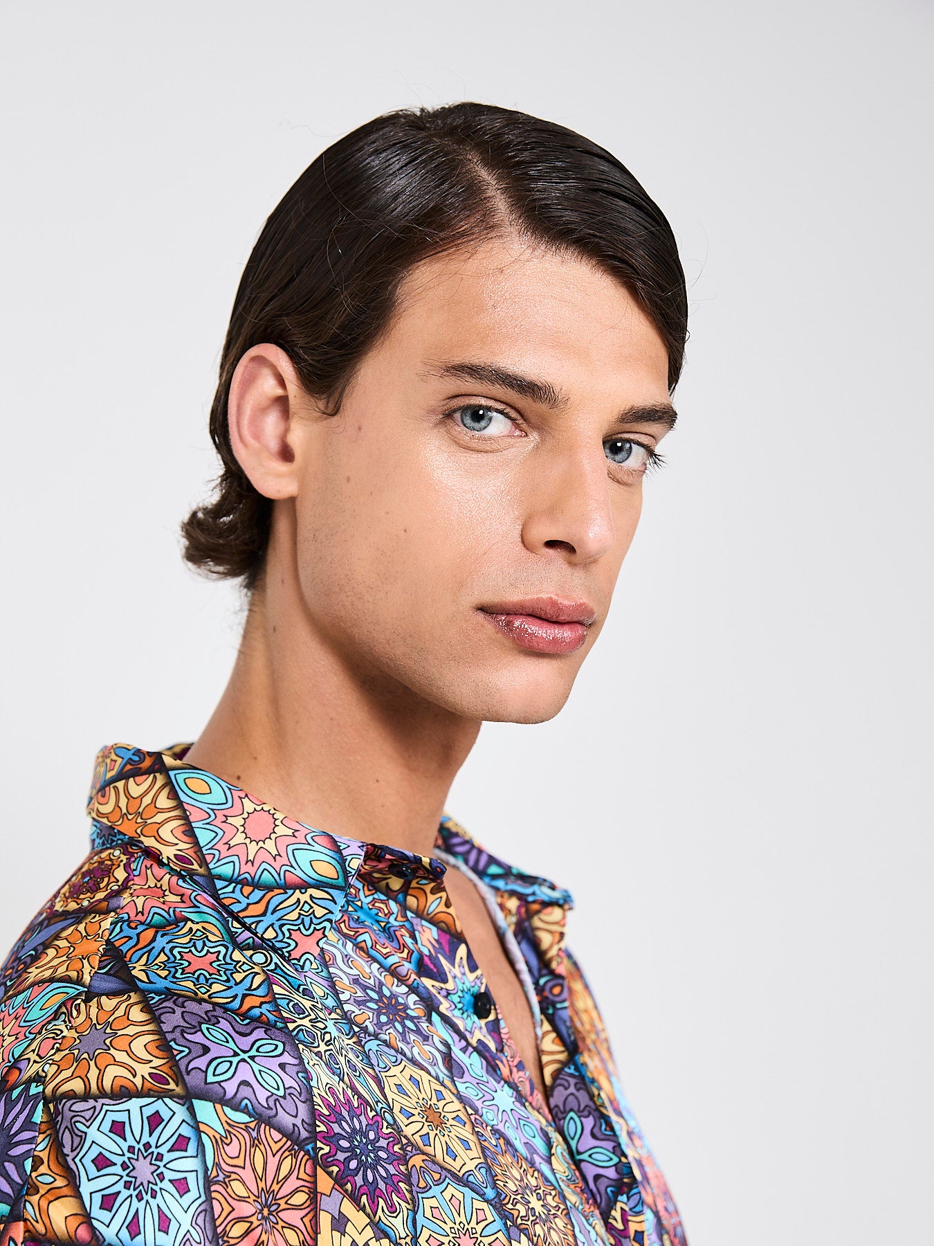 Mosaique Majesty Silk Shirt (Man)