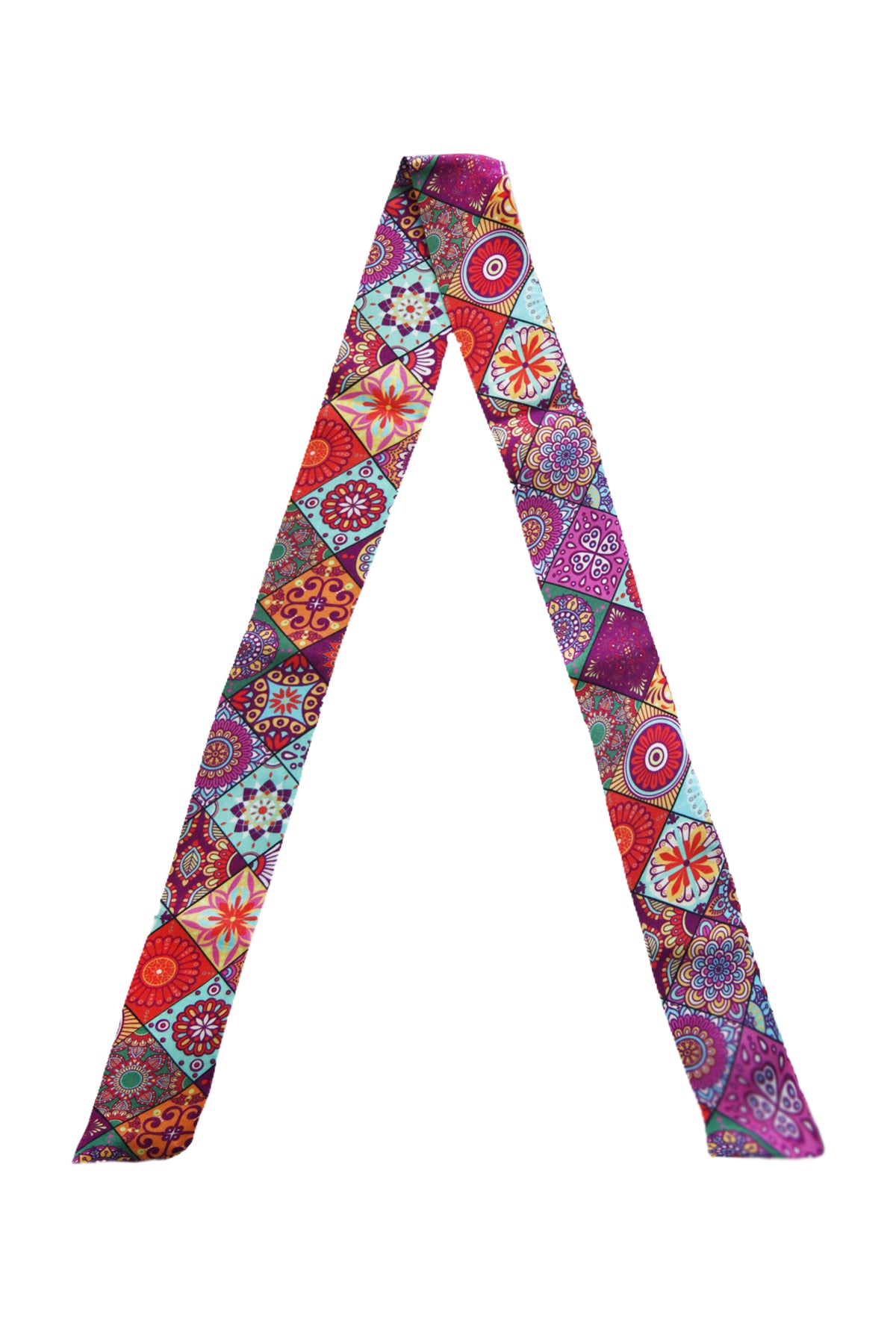 Mosaique Blossom Silk Foulard