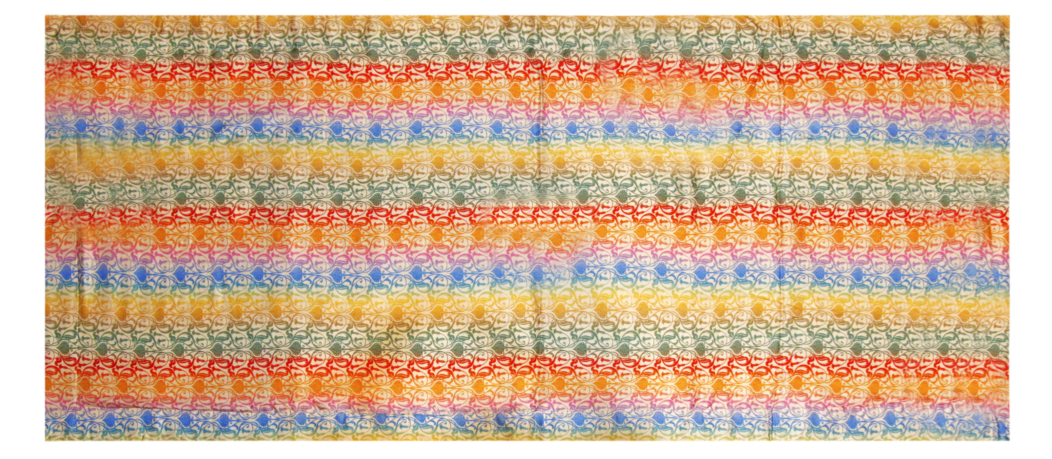 Nice Rainbow Silk Towel