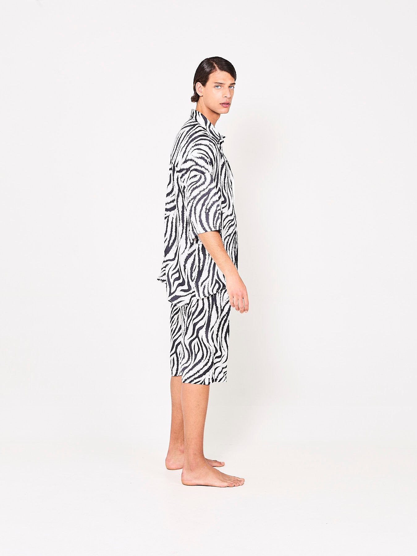 Zebra Zen Silk Shorts