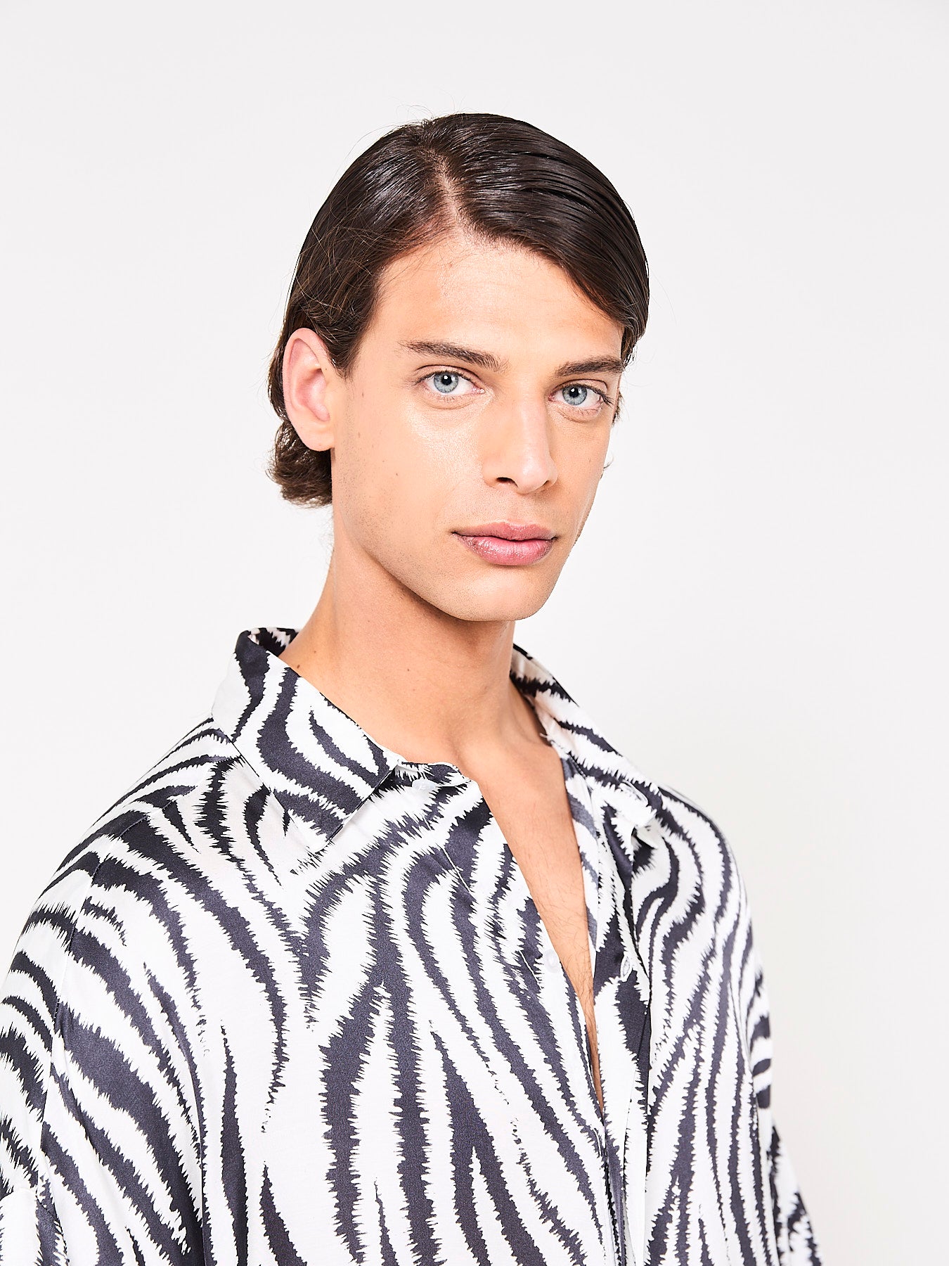 Zebra Zen Silk Shirt (Man)