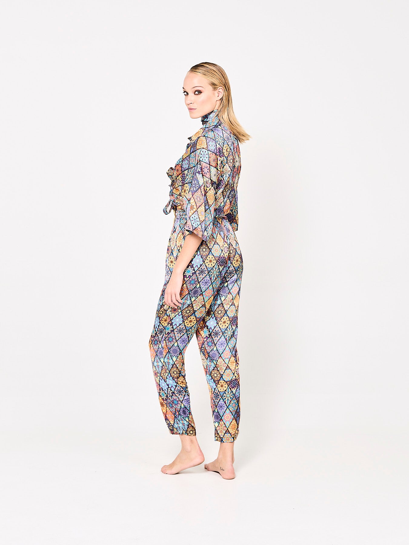 Mosaique Majesty Silk Shirt (Woman)