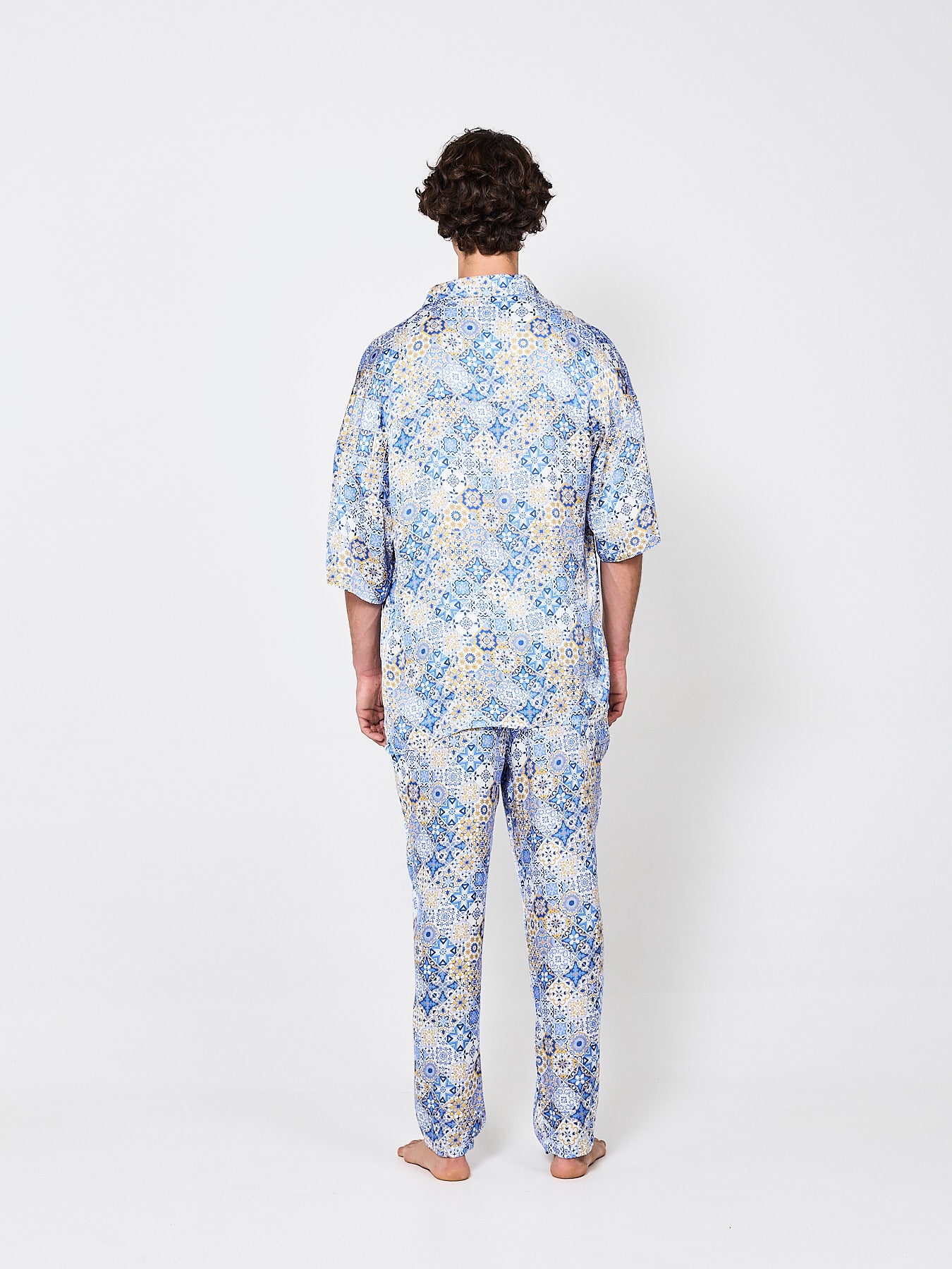 Amalfi Mosaique Silk Shirt (Man)