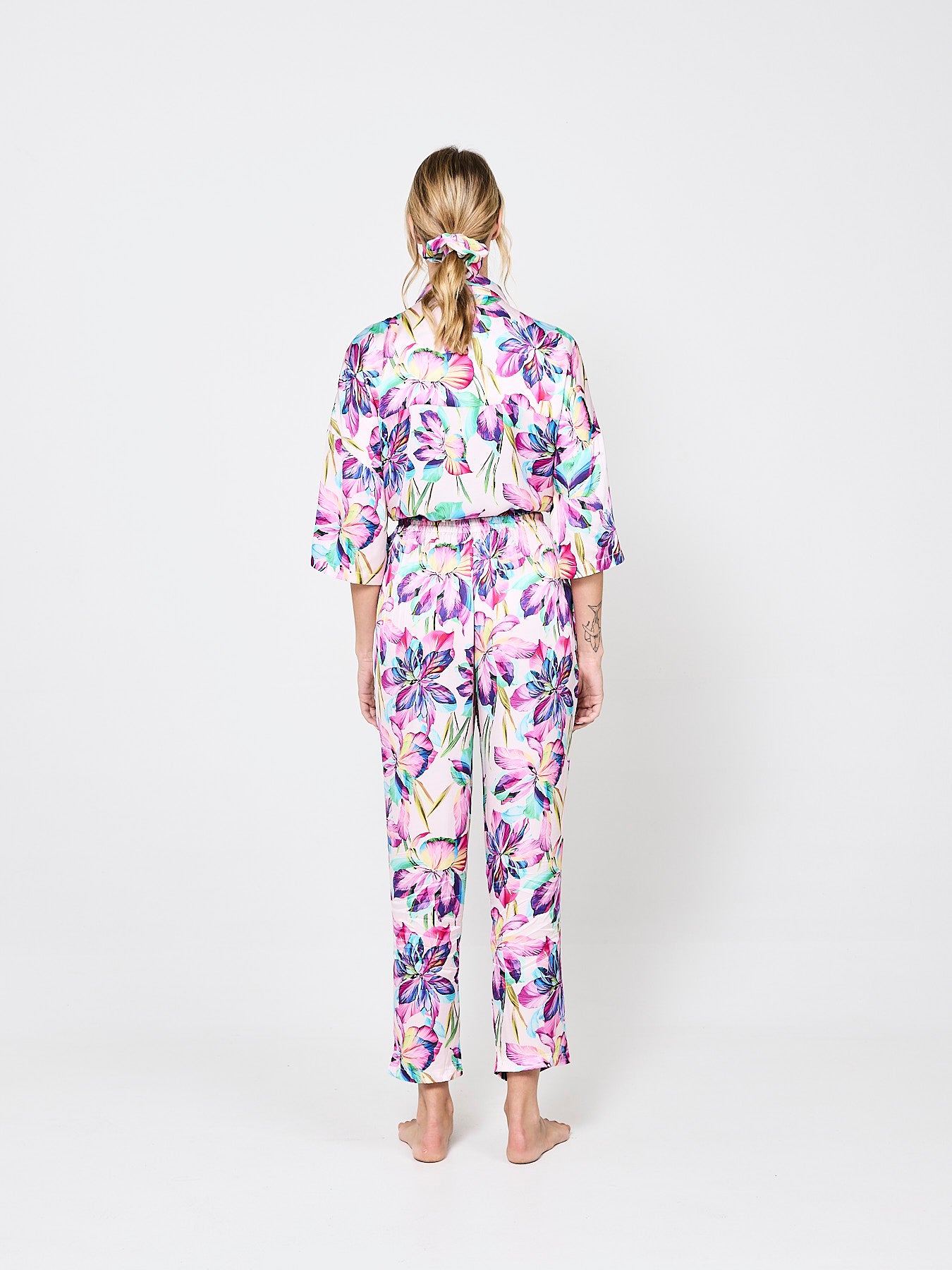 Tropical Fusion Silk Trousers