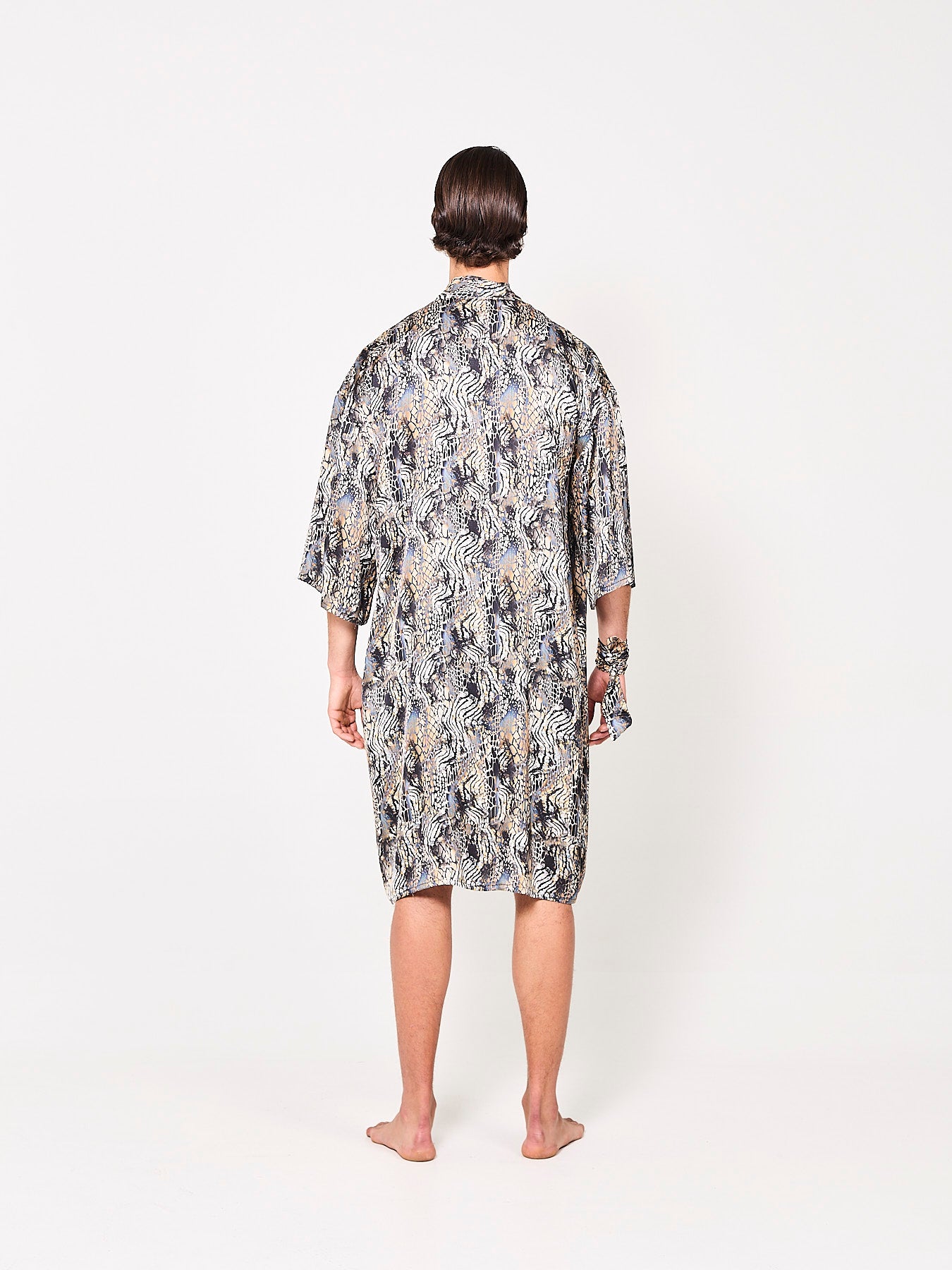 Urban Jungle Silk Kimono (Man)