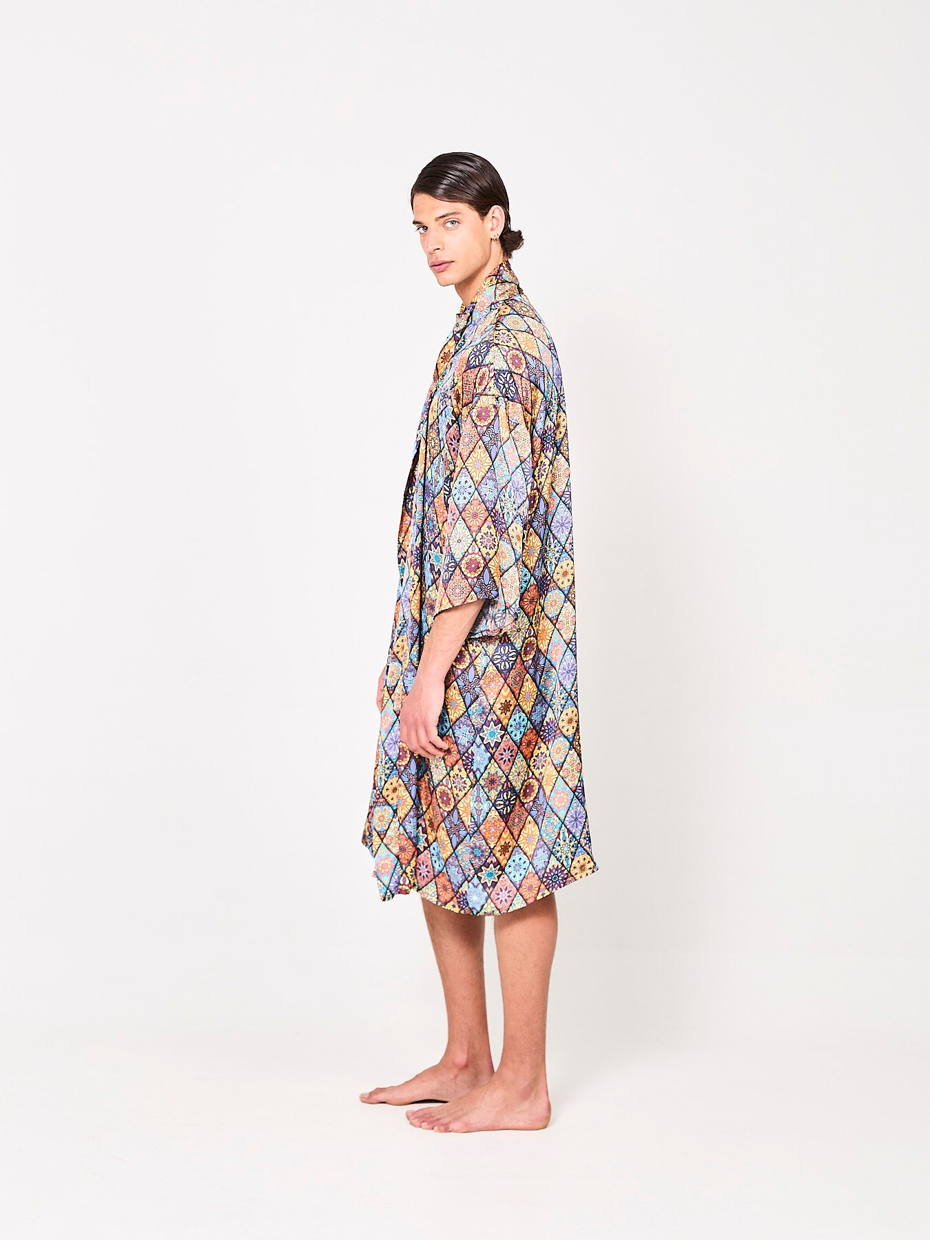 Mosaique Majesty Silk Kimono (Man)