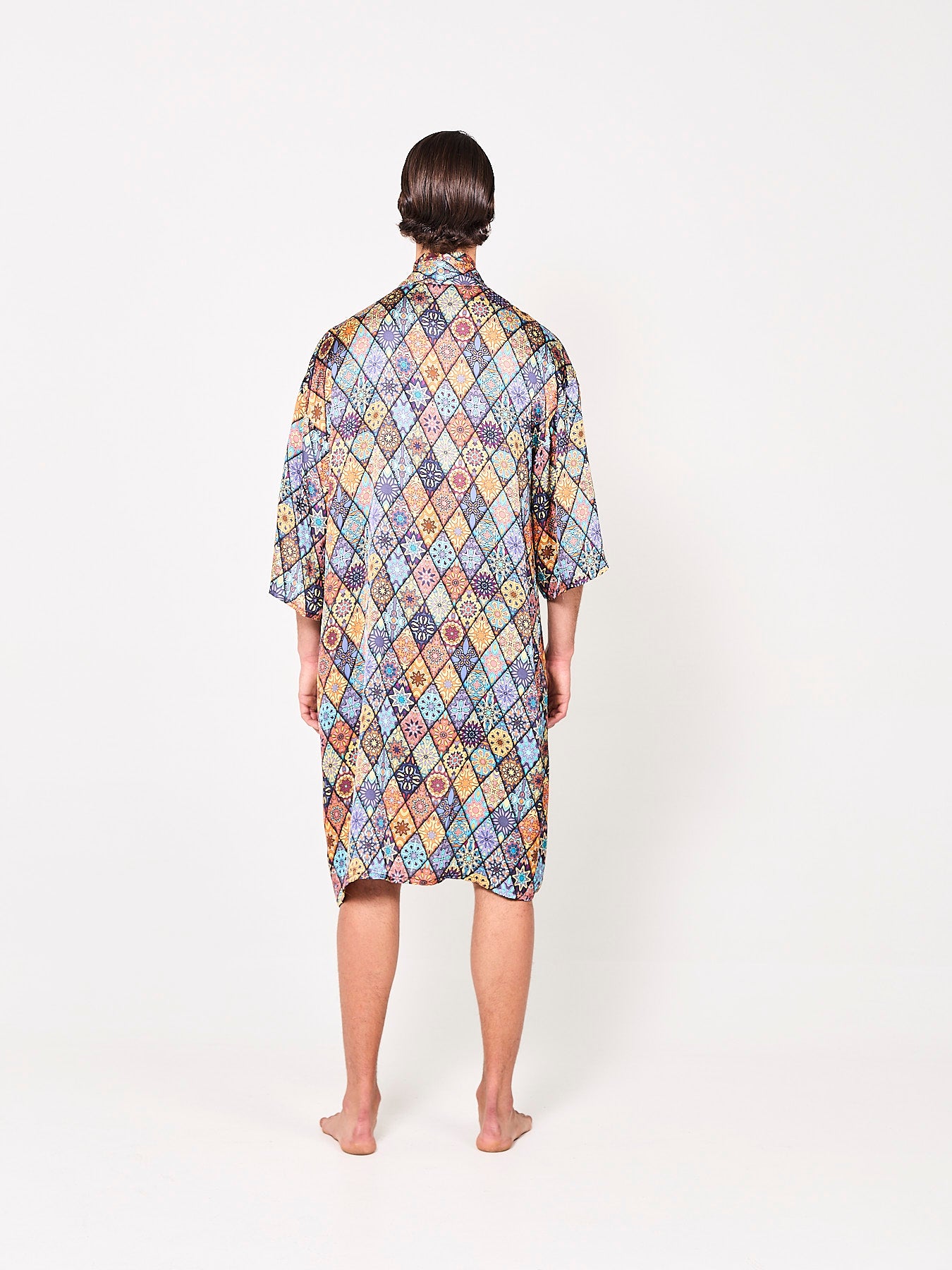 Mosaique Majesty Silk Kimono (Man)