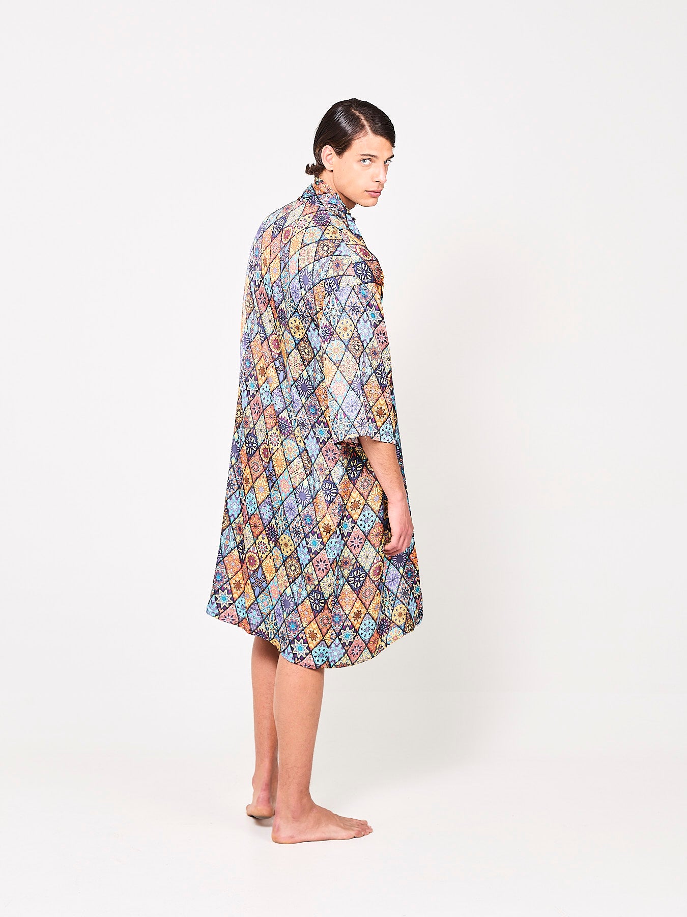 Mosaique Majesty Silk Kimono (Man)