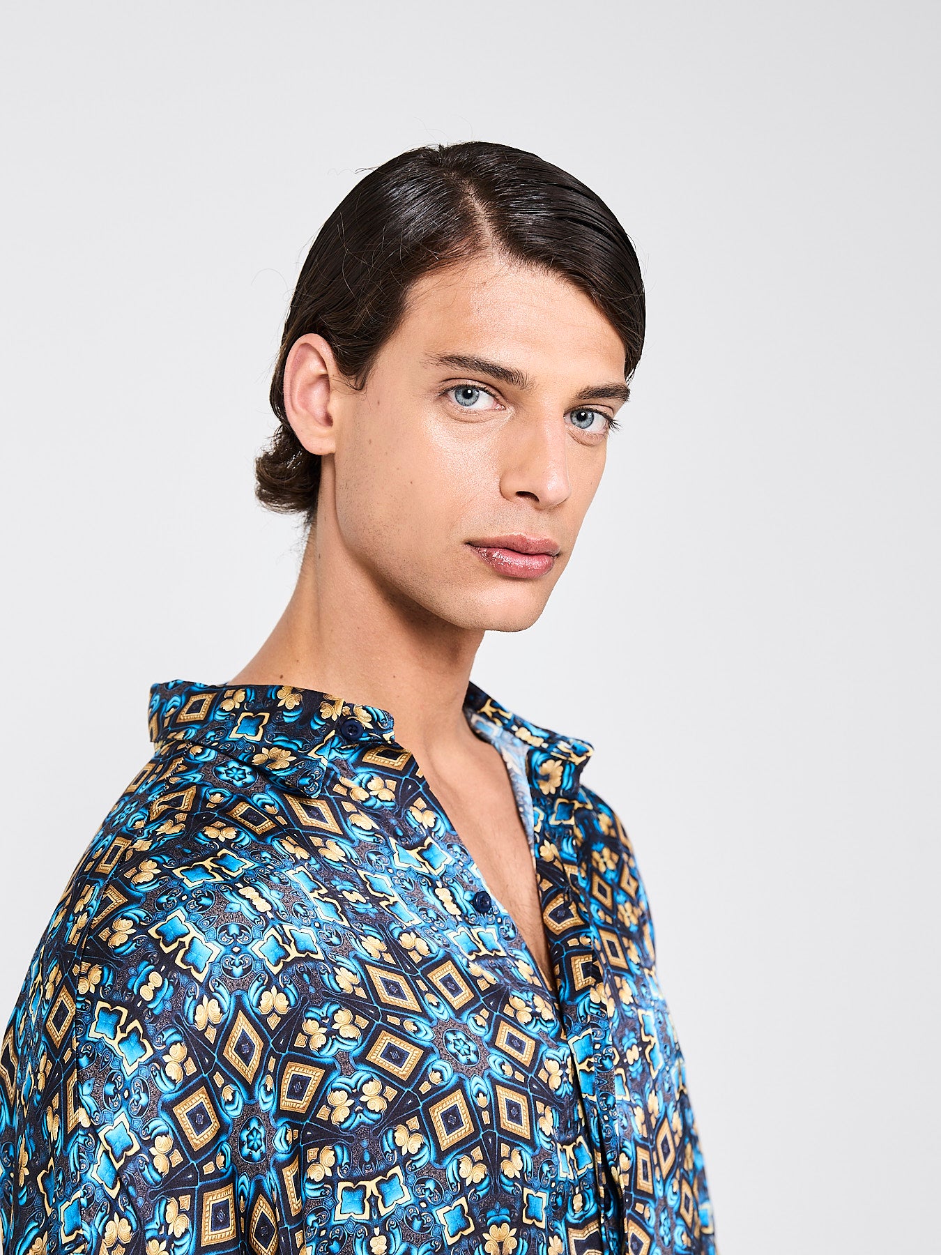 Vanity Vortex Silk Shirt (Man)