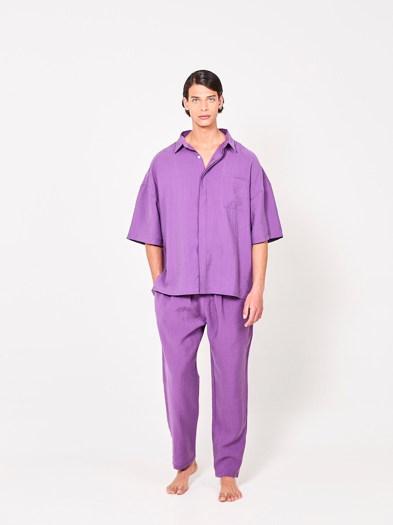 Lyocell Violet Shirt