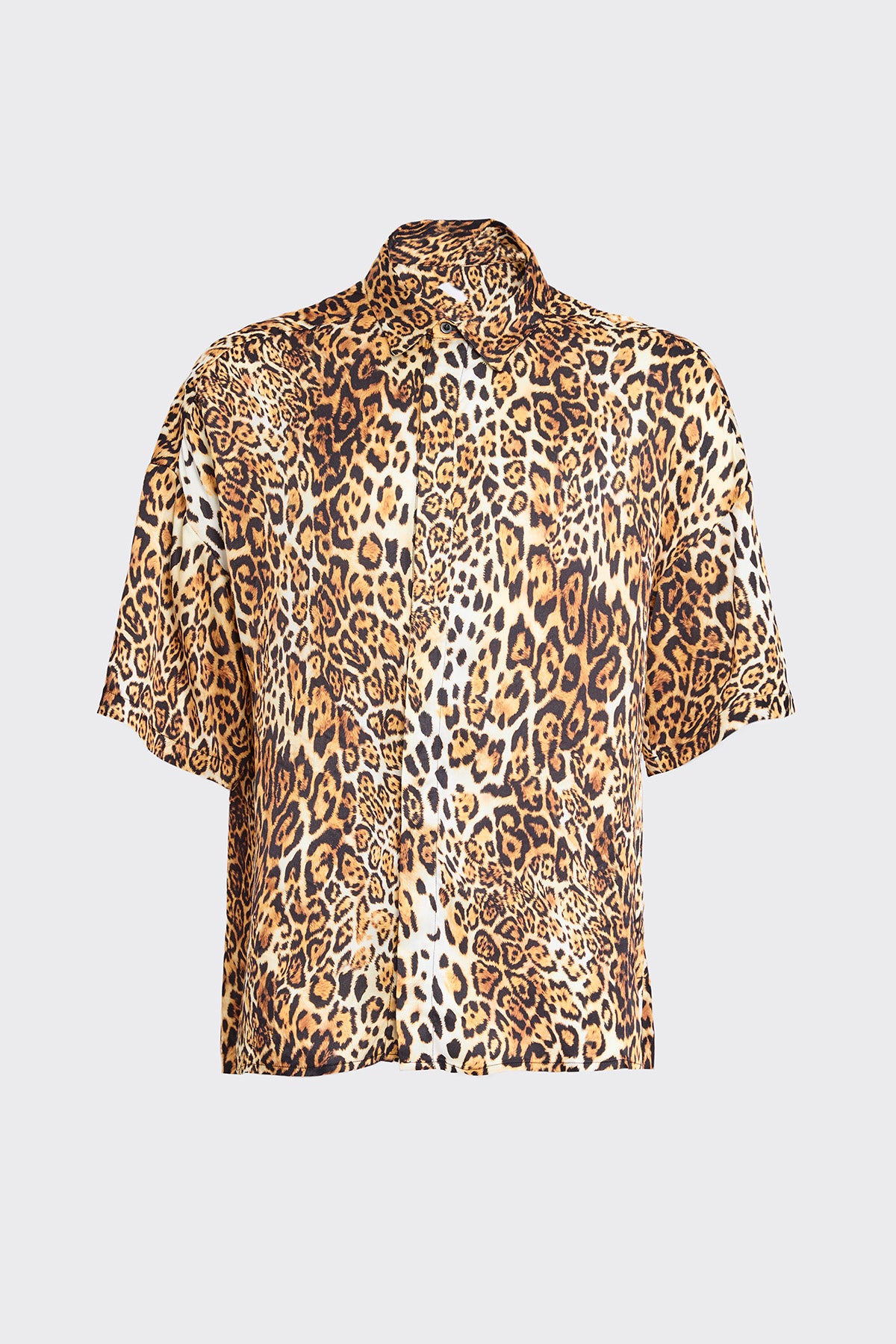 Lush Leopard Silk Shirt (Woman)