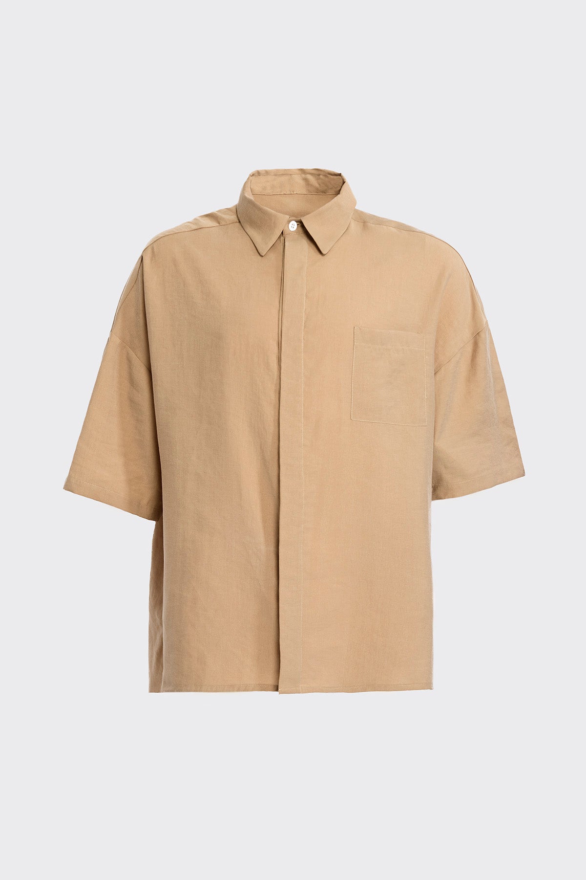 Lyocell Beige Shirt