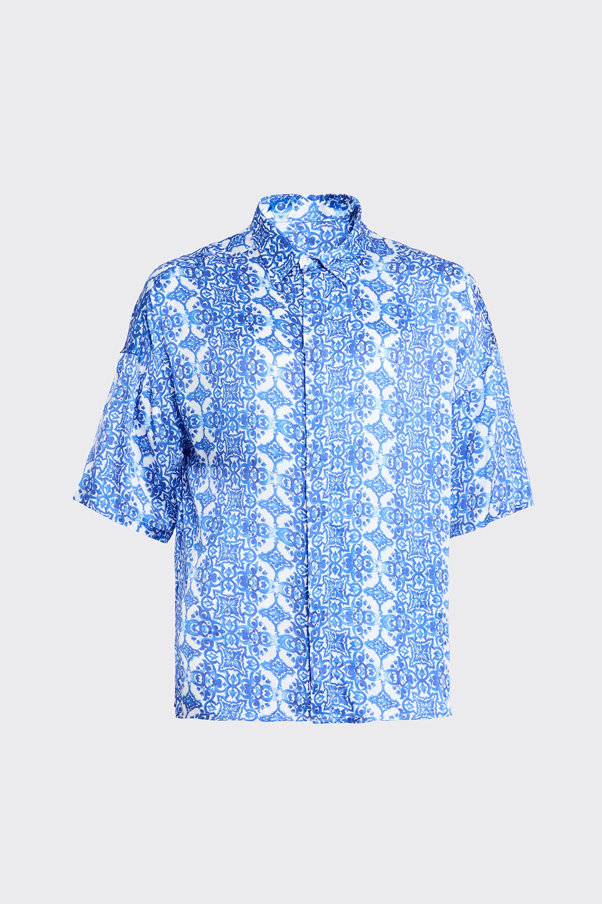 Majolica Capri Silk Shirt (Man)