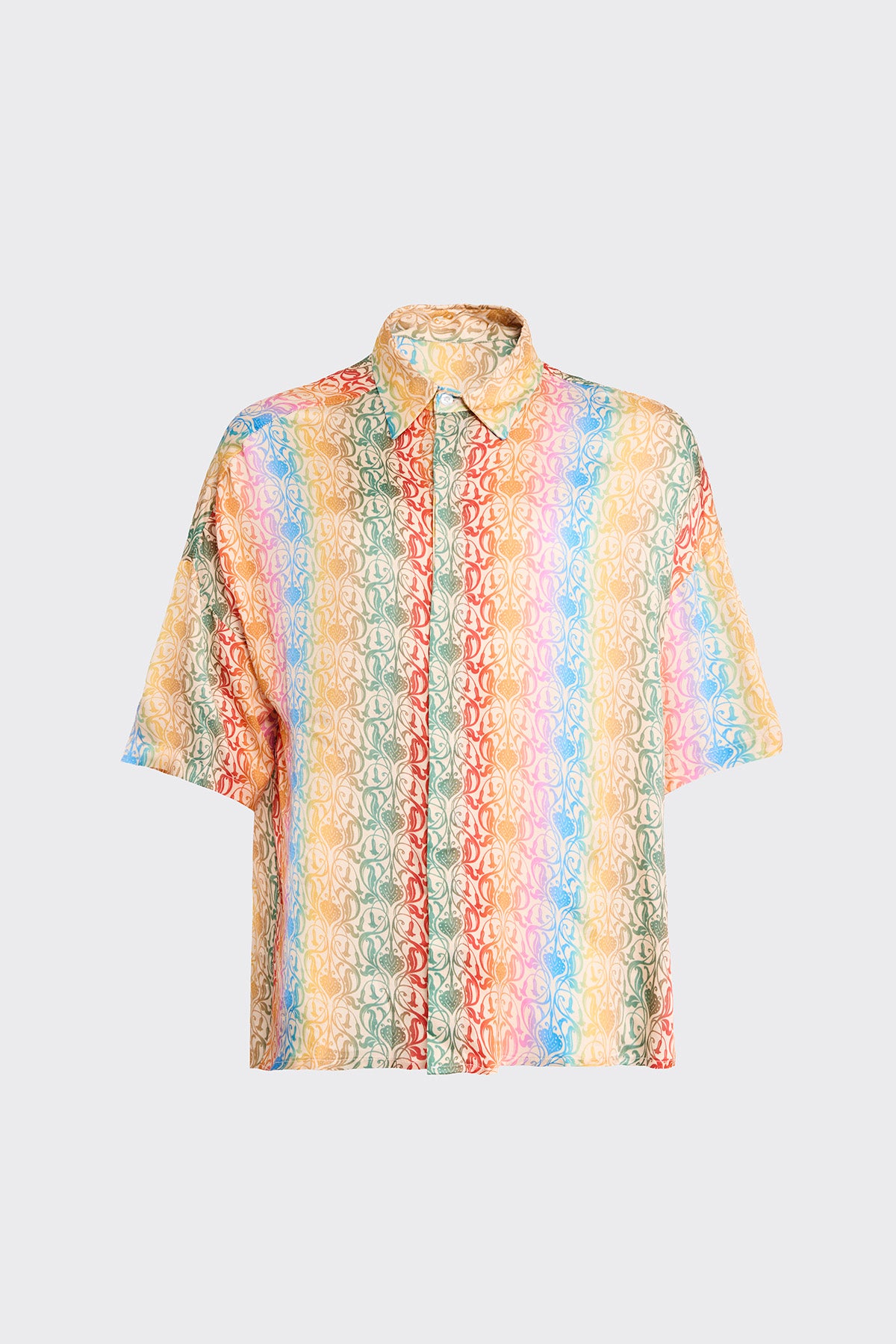 Nice Rainbow Silk Shirt (Woman)