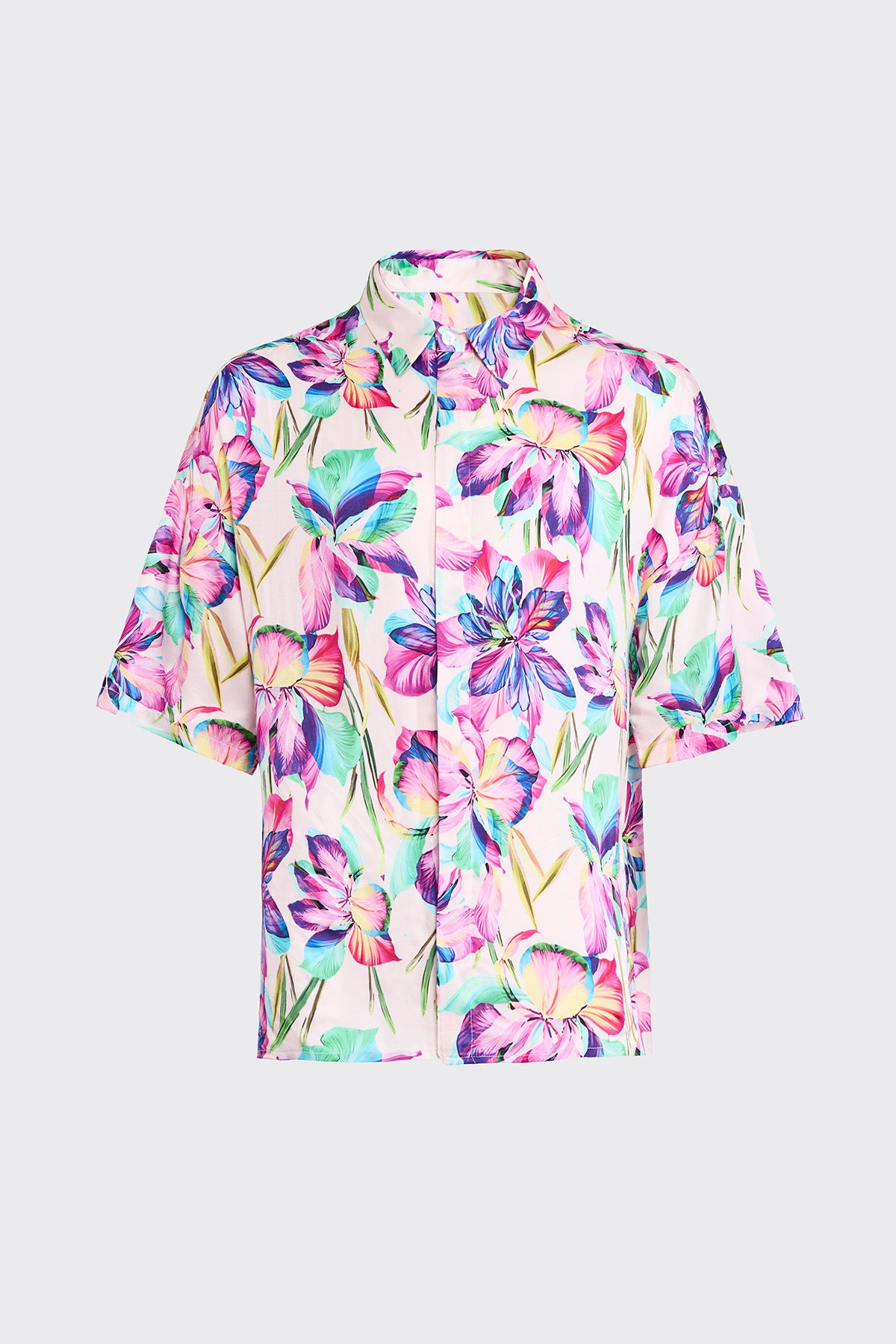 Tropical Fusion Silk Shirt (Man)