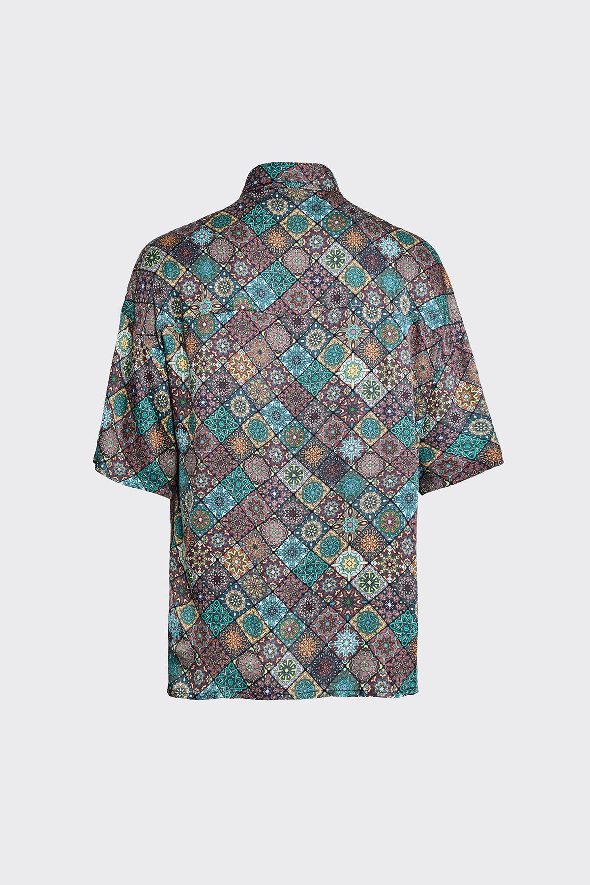 Baroque Mosaique Silk Shirt (Woman)