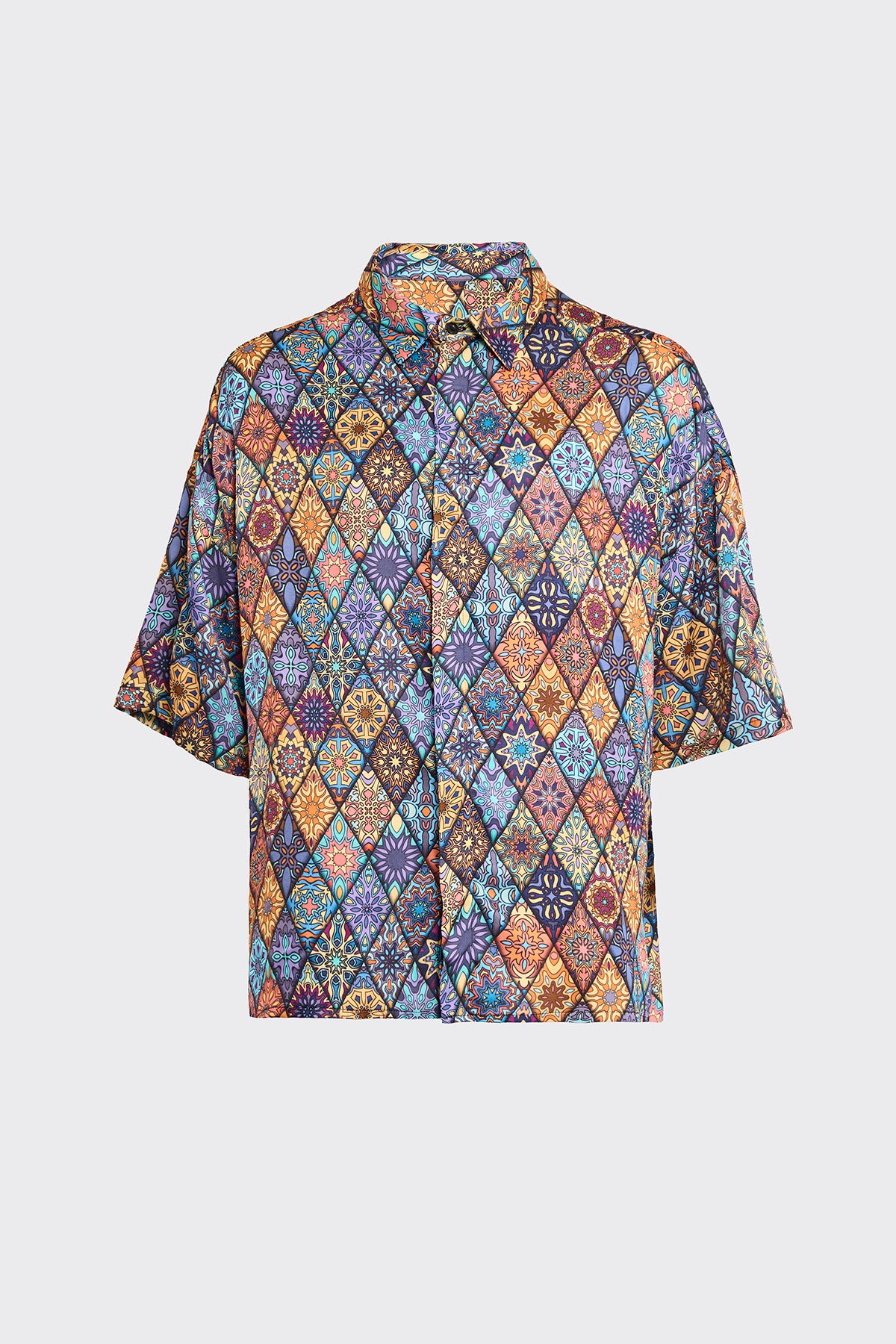 Mosaique Majesty Silk Shirt (Man)