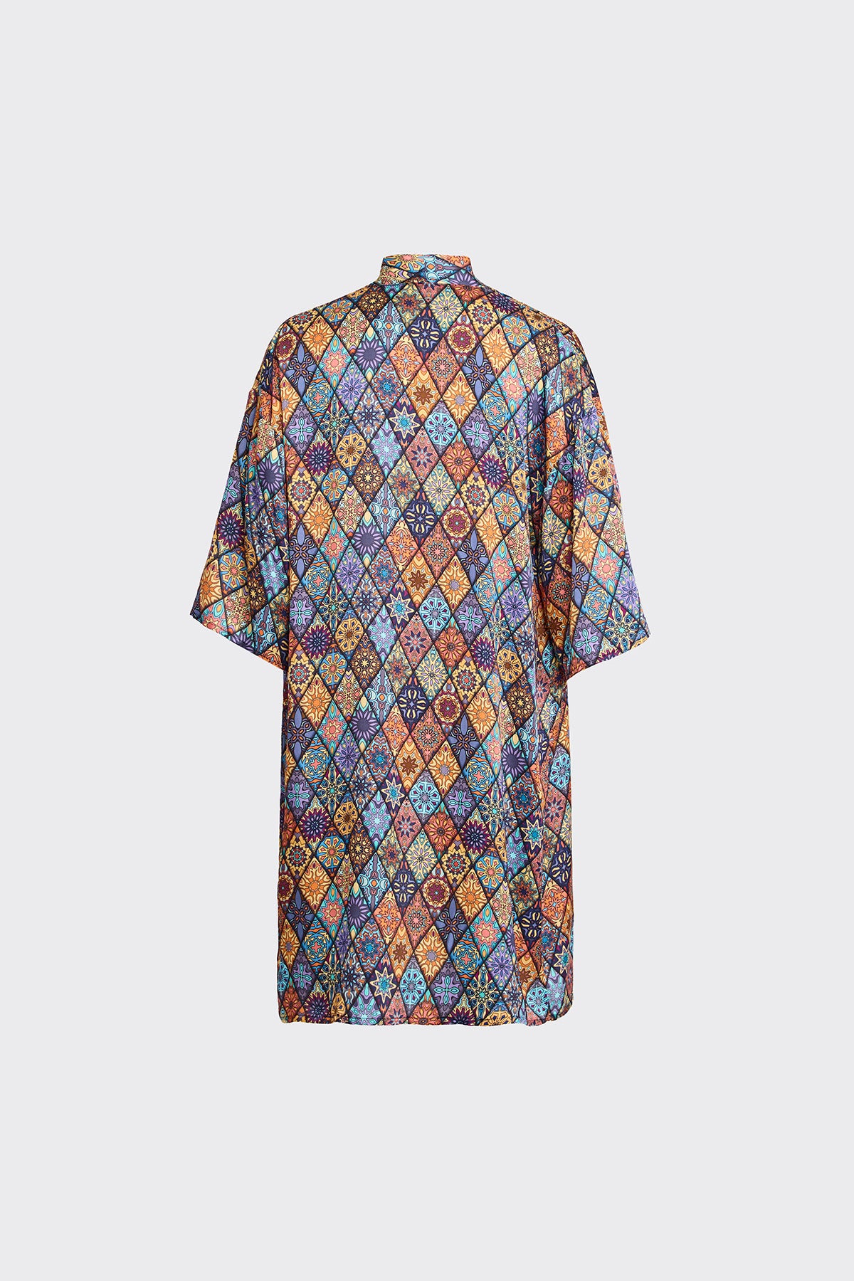 Mosaique Majesty Silk Kimono (Woman)