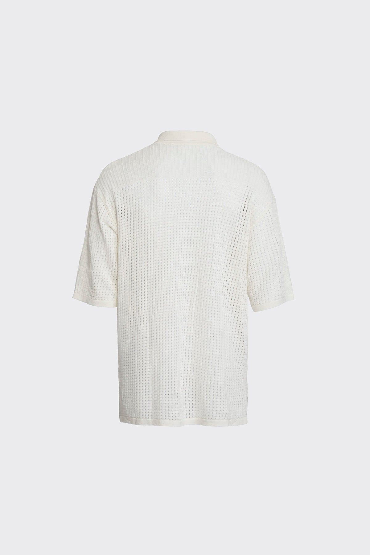 Pierced Cotton White Shirt (Woman)