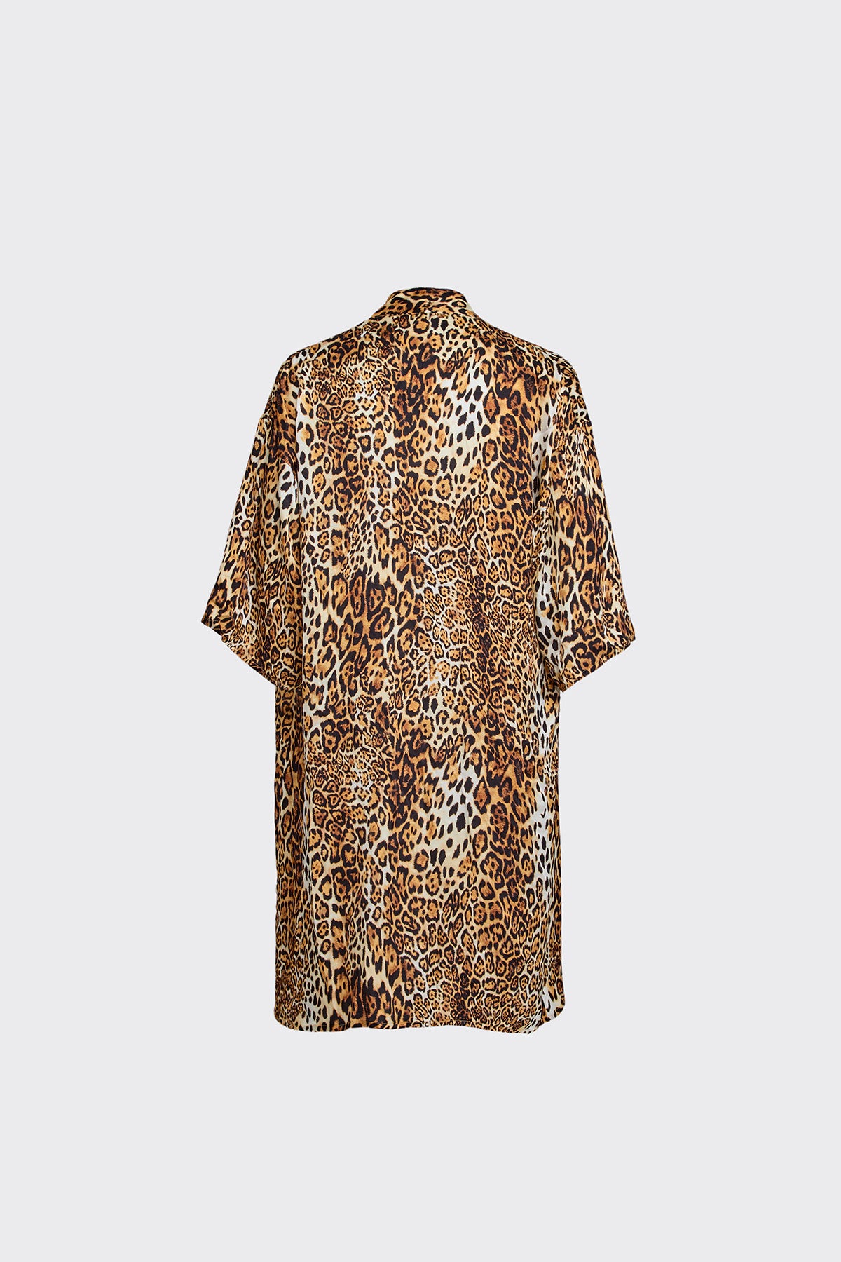 Lush Leopard Silk Kimono (Woman)