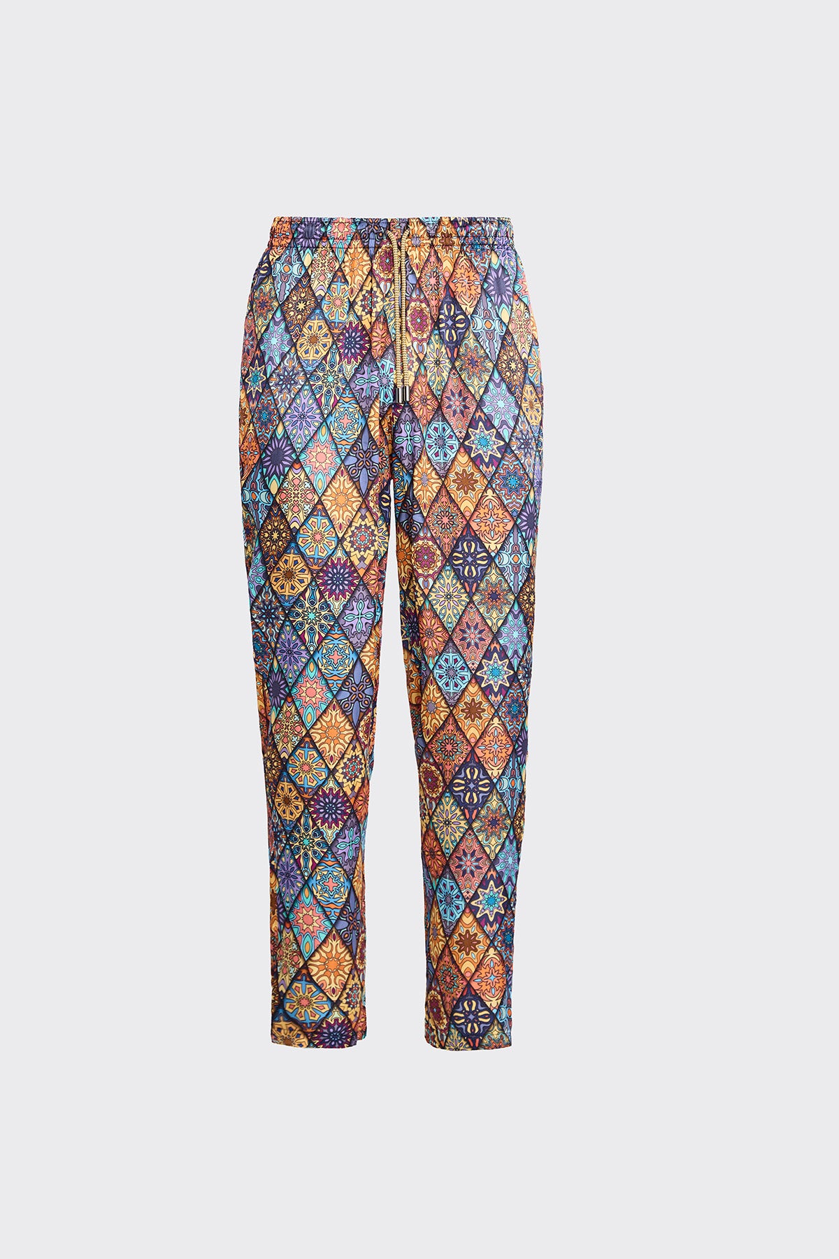 Mosaique Majesty Silk Trousers