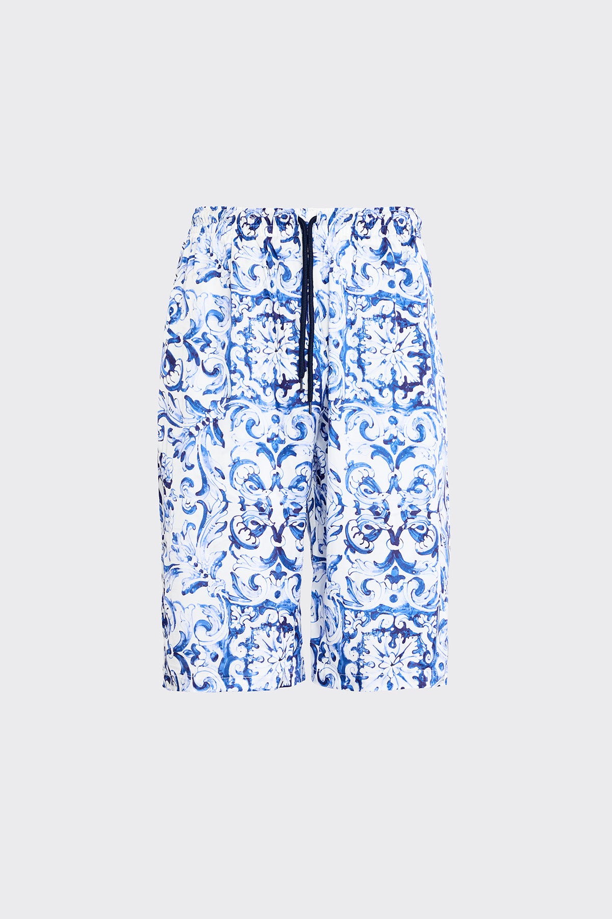 Azure Bliss Silk Shorts