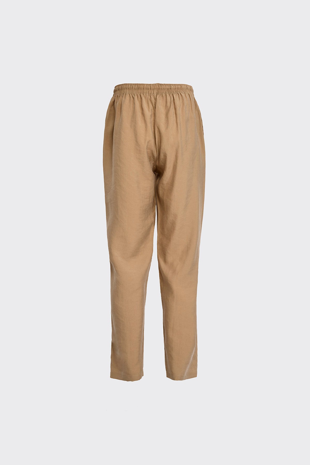 Lyocell Beige Trousers