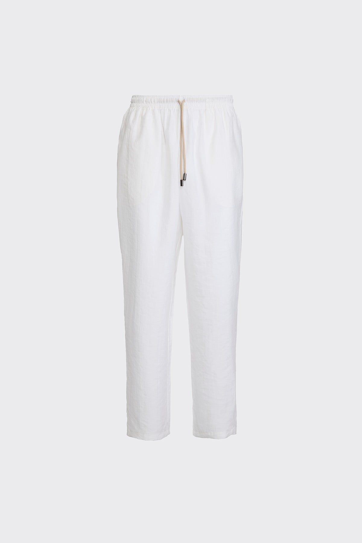 Lyocell White Trousers