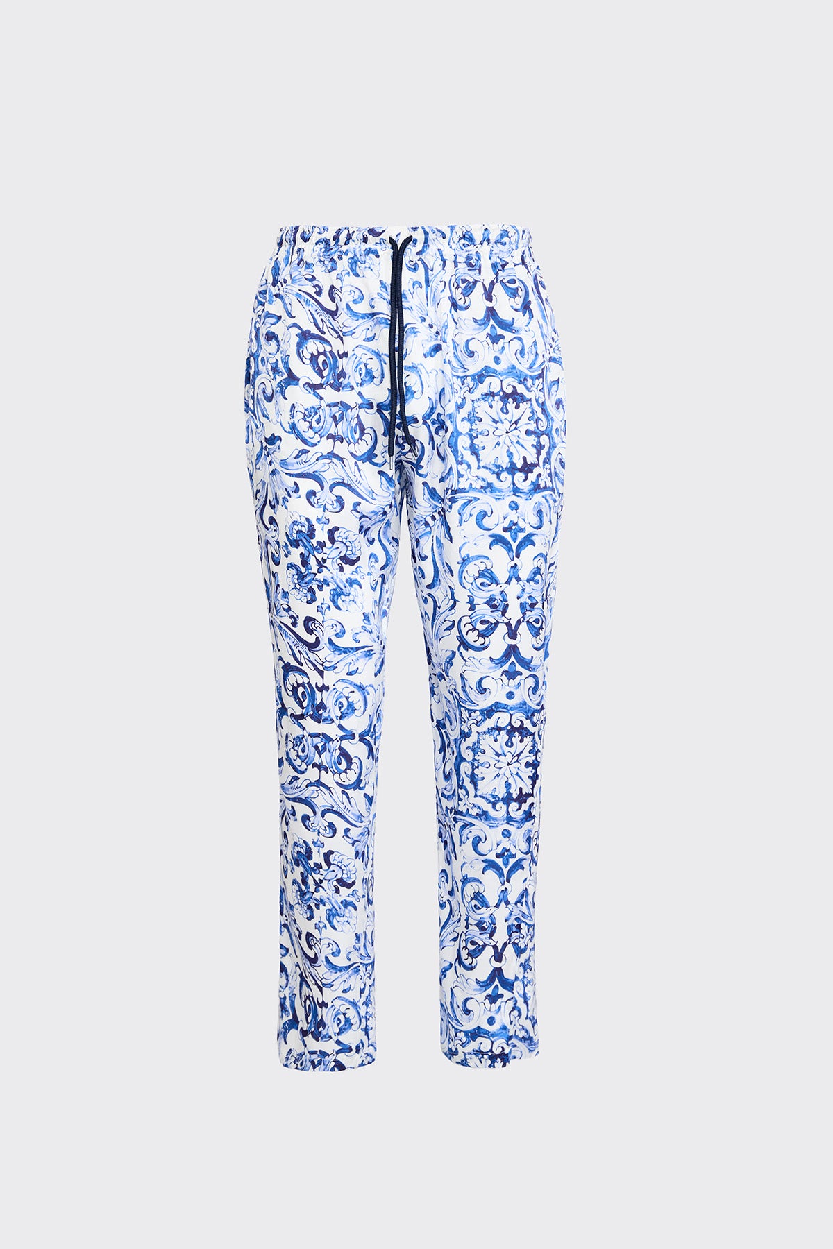 Azure Bliss Silk Trousers (Man)