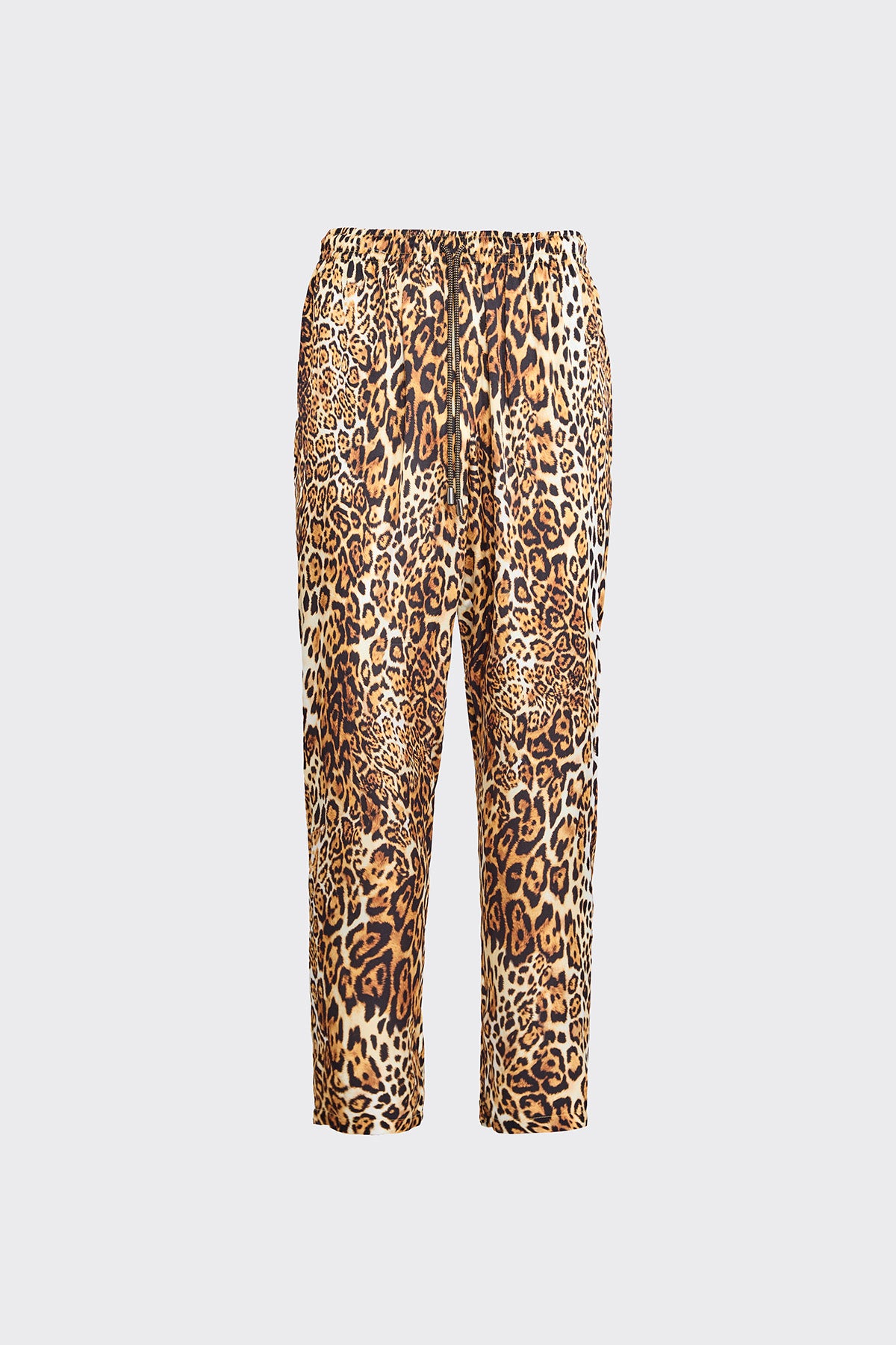 Lush Leopard Silk Trousers