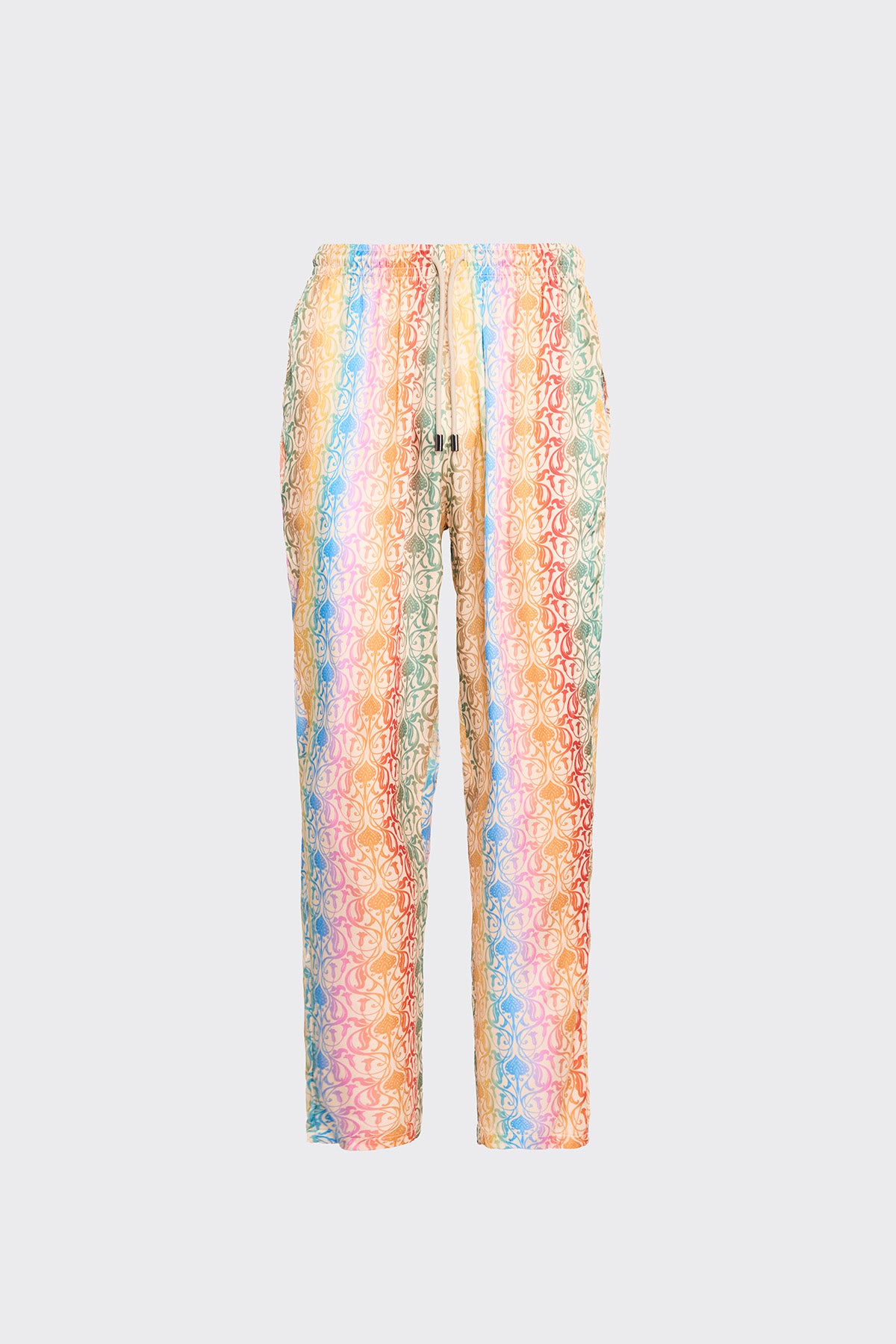 Nice Rainbow Silk Trousers