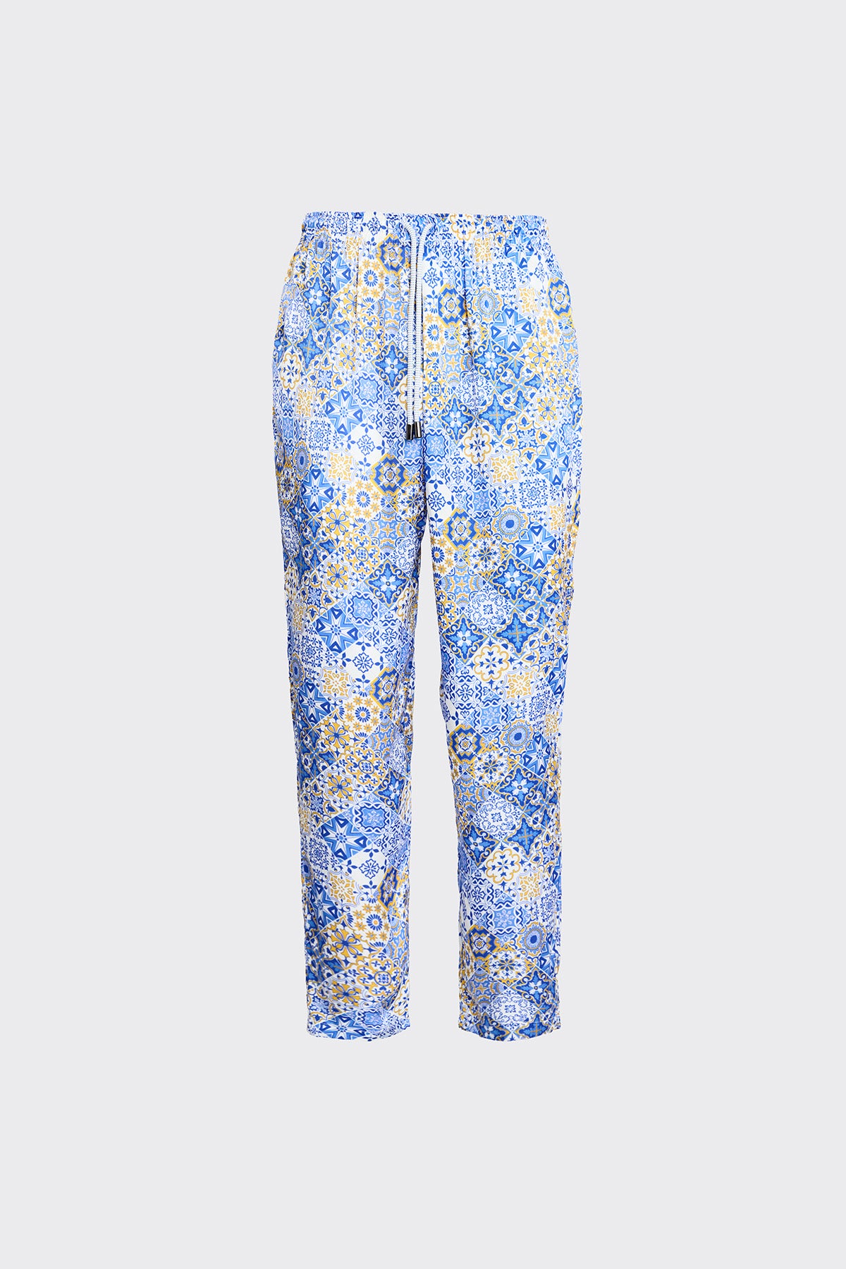 Amalfi Mosaique Silk Trousers