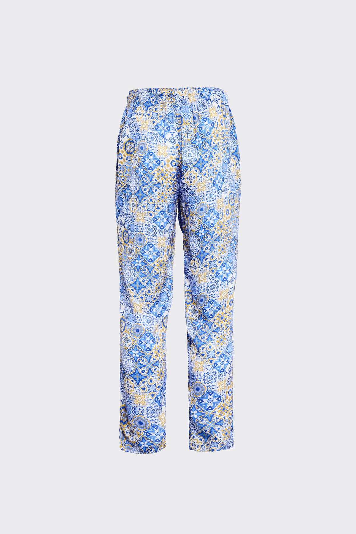 Amalfi Mosaique Silk Trousers