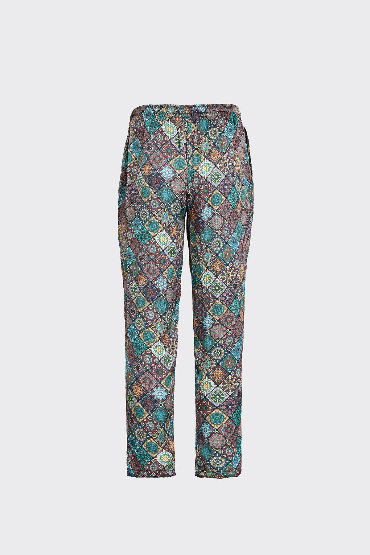 Baroque Mosaique Silk Trousers