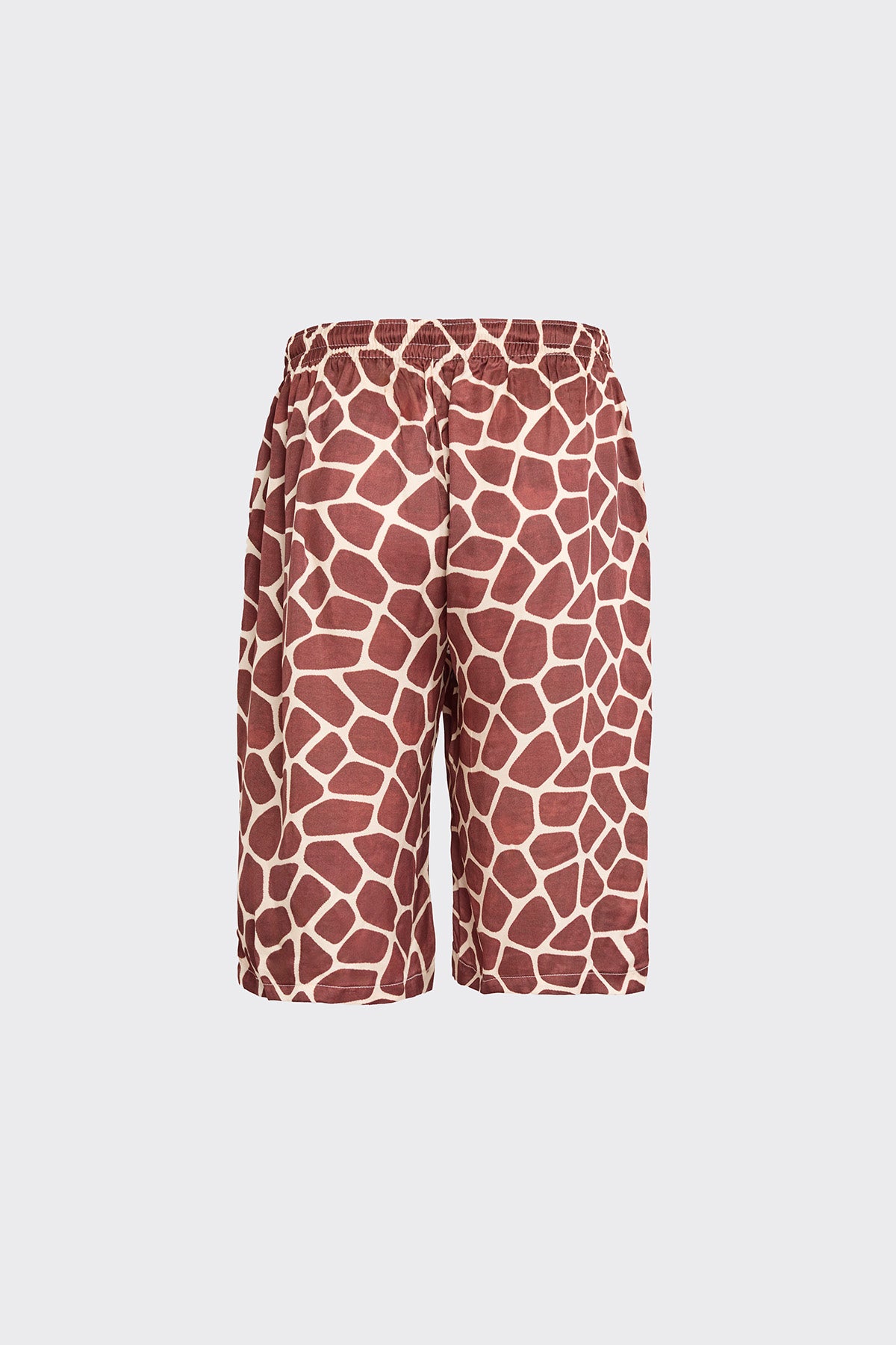 Giraffe Hexagon Silk Shorts