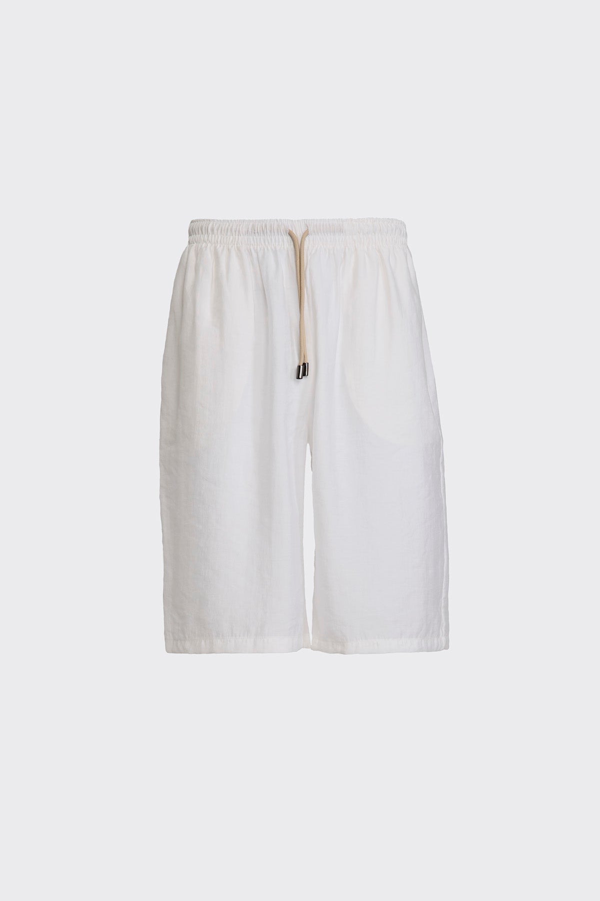 Lyocell White Shorts