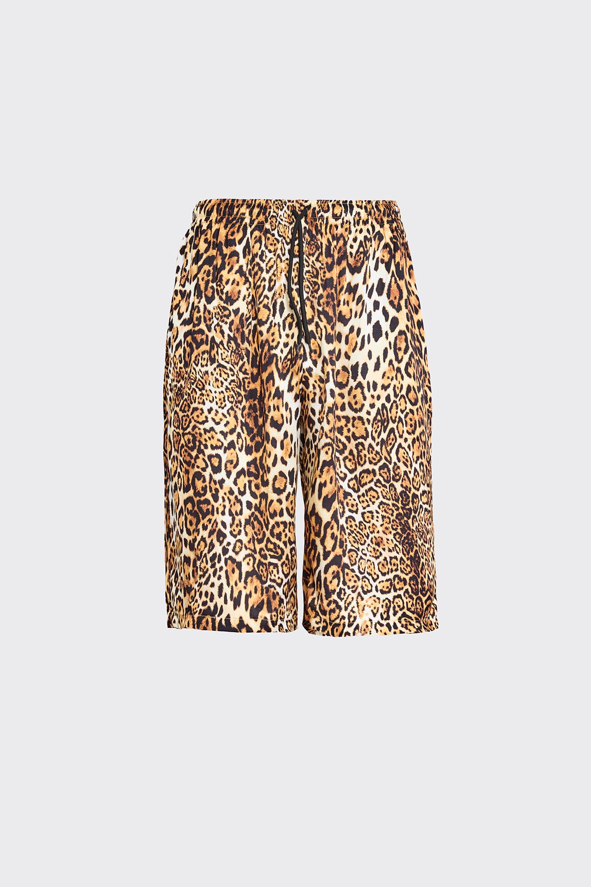 Lush Leopard Silk Shorts