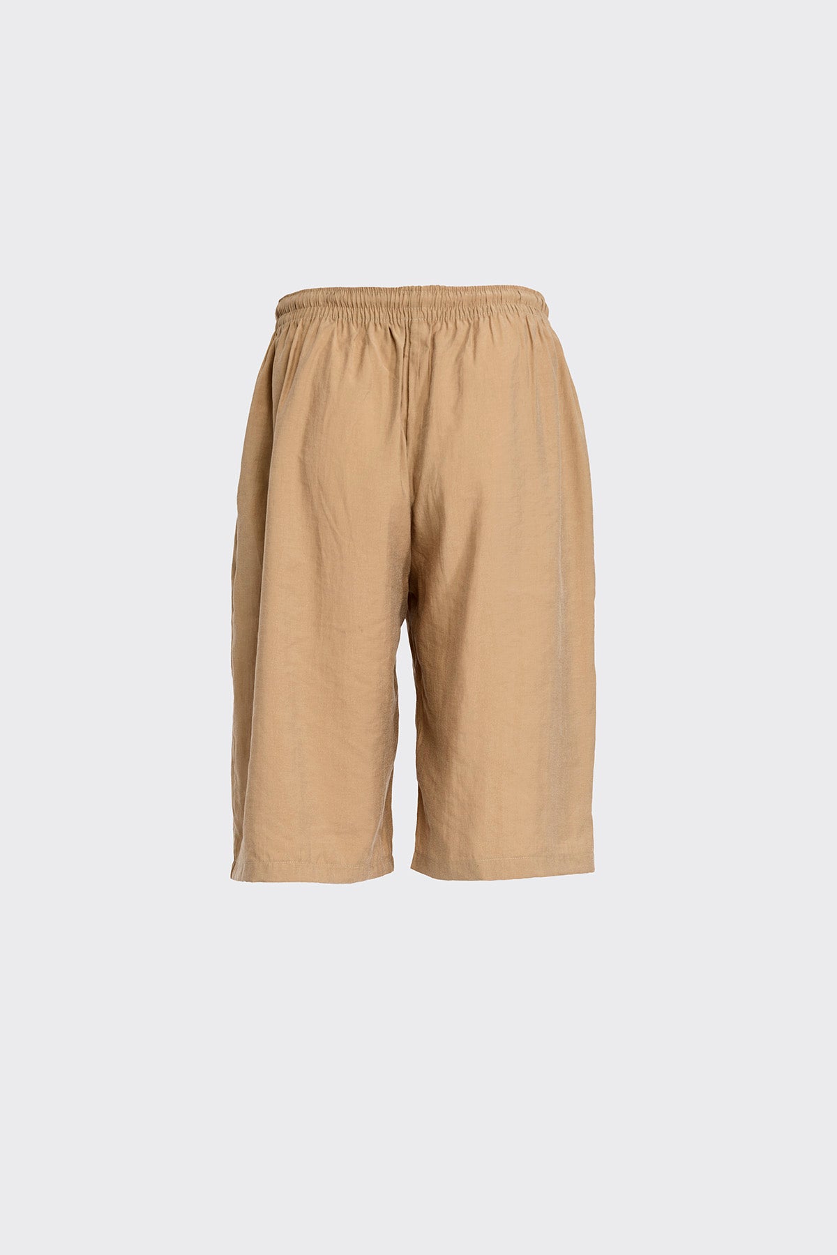 Lyocell Beige Shorts