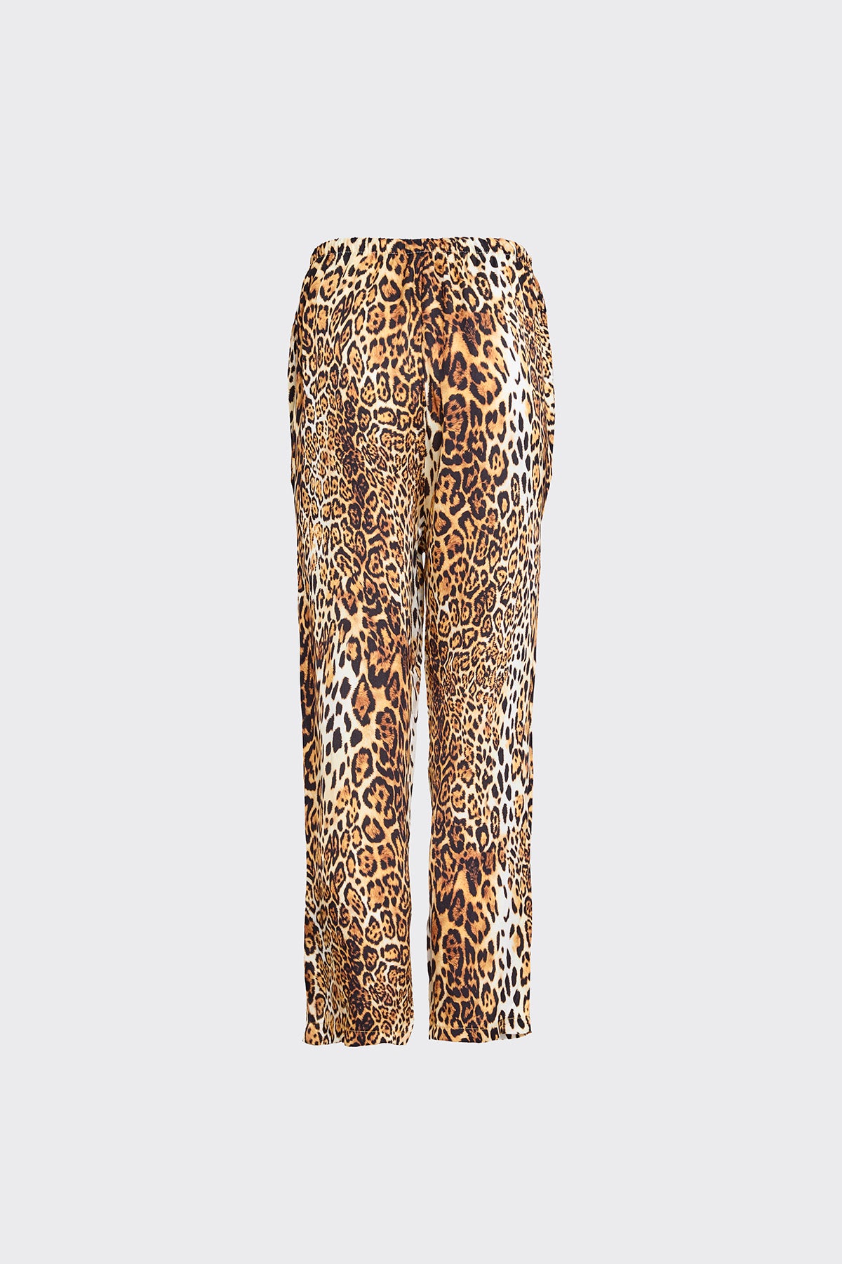 Lush Leopard Silk Trousers (Woman)