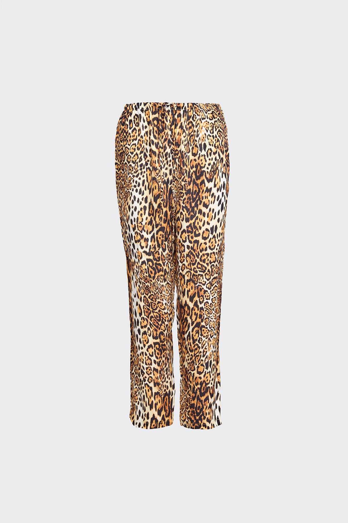 Lush Leopard Silk Trousers (Woman)