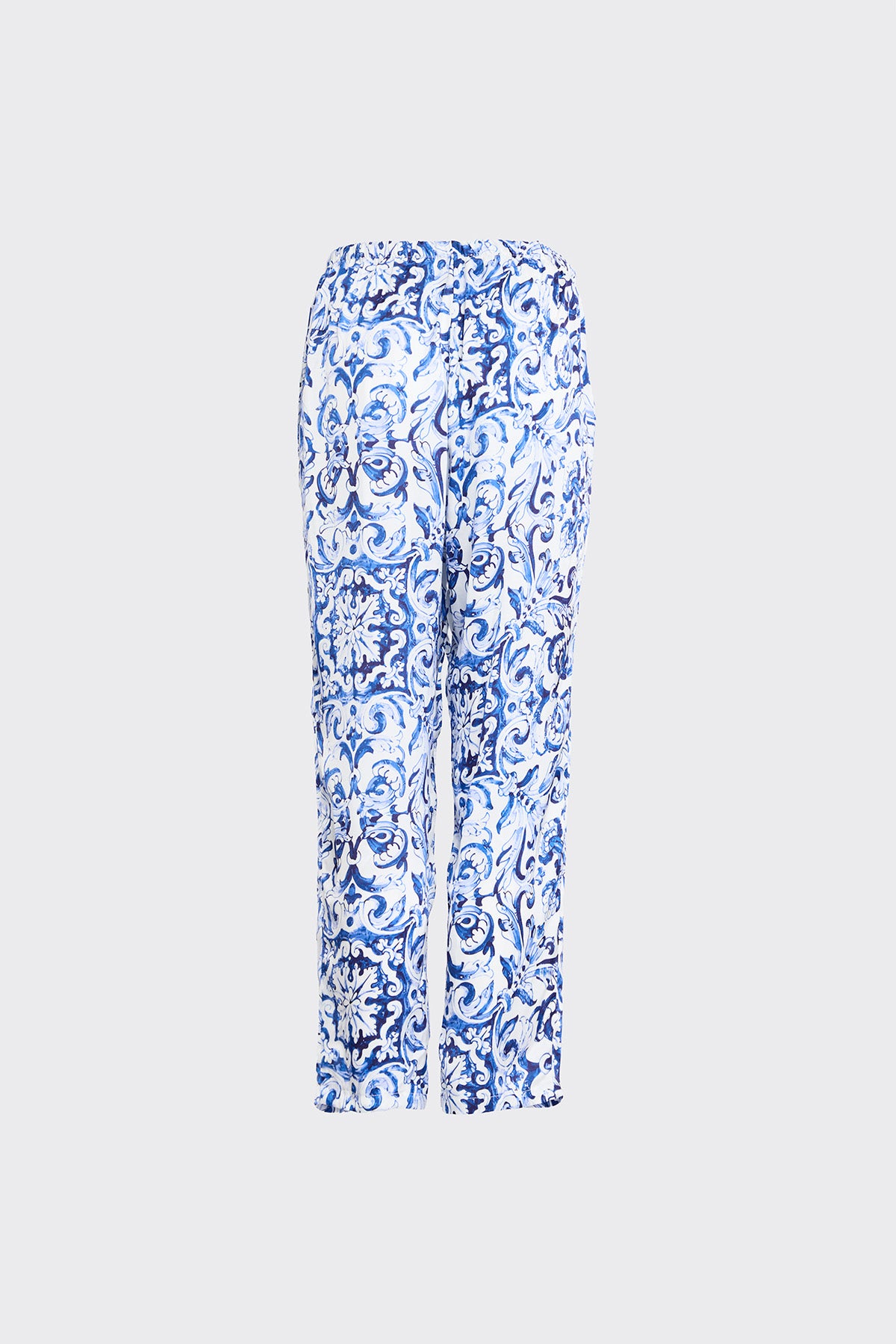 Azure Bliss Silk Trousers (Woman)